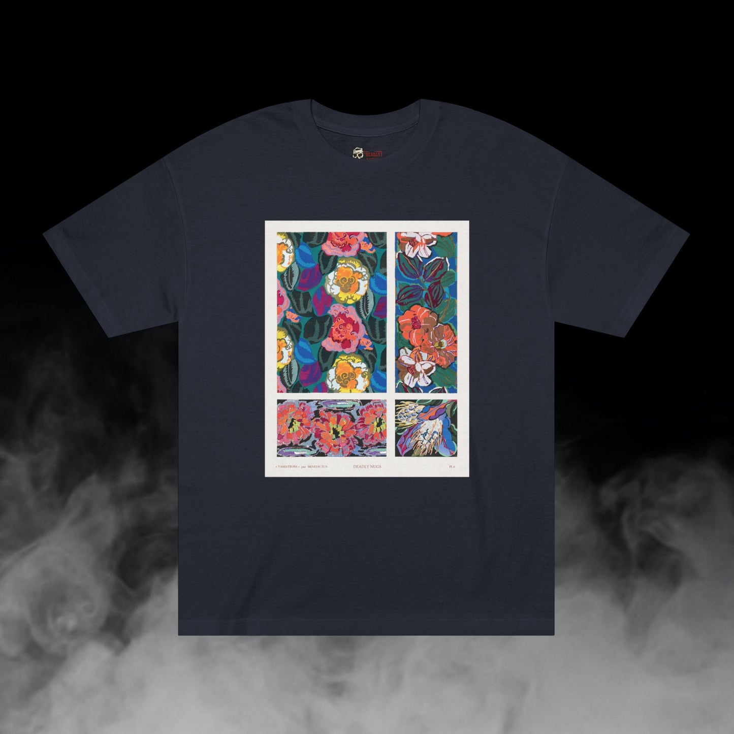 Bella Flora / Floral Painting Vibrant Color Graphic Tee / Vintage Art Painting Style / 420 Underground Stoner Streetwear / DEADLY NUGS