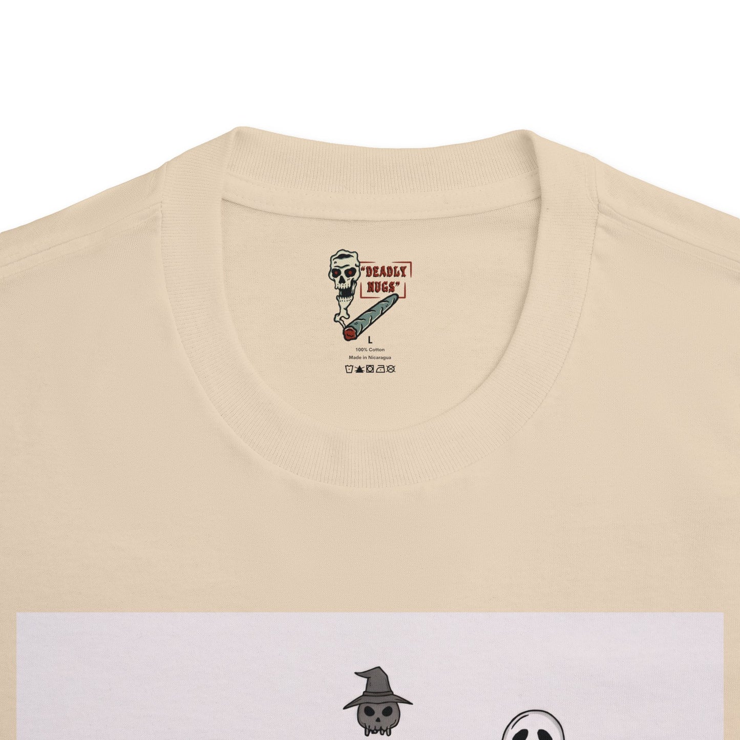 Houdini / Premium Unisex Graphic Tee Aesthetic Print Ghost Skeleton 420 / DEADLY NUGS