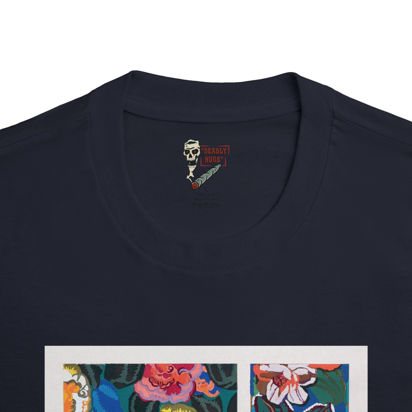 Bella Flora / Floral Painting Vibrant Color Graphic Tee / Vintage Art Painting Style / 420 Underground Stoner Streetwear / DEADLY NUGS