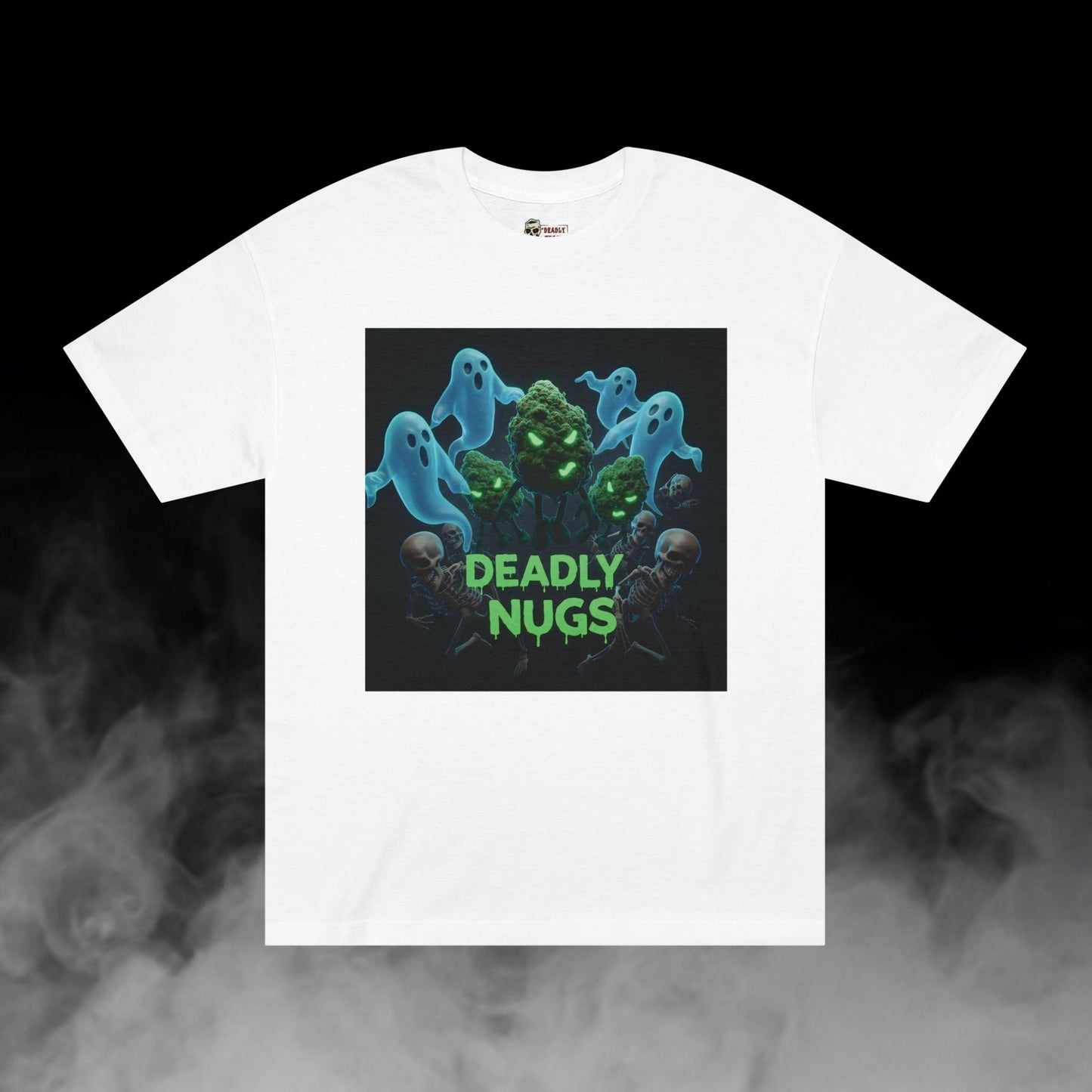 Mean Green T-Shirt DEADLY NUGS Aesthetic Print Unisex Graphic Tee