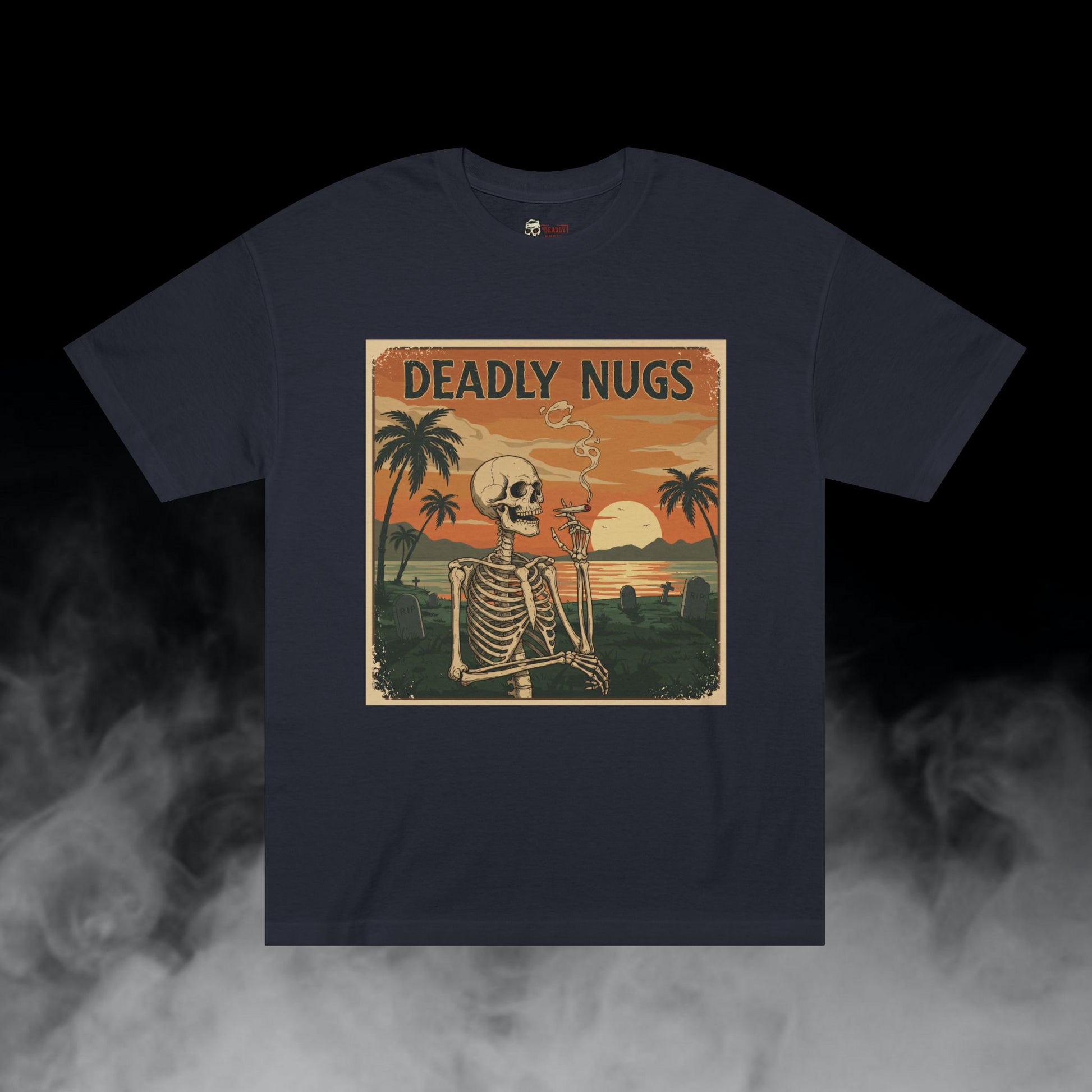 Deadly Nugs, Beach Paradise T-Shirt, Premium, Unisex, Graphic T-Shirt, Black