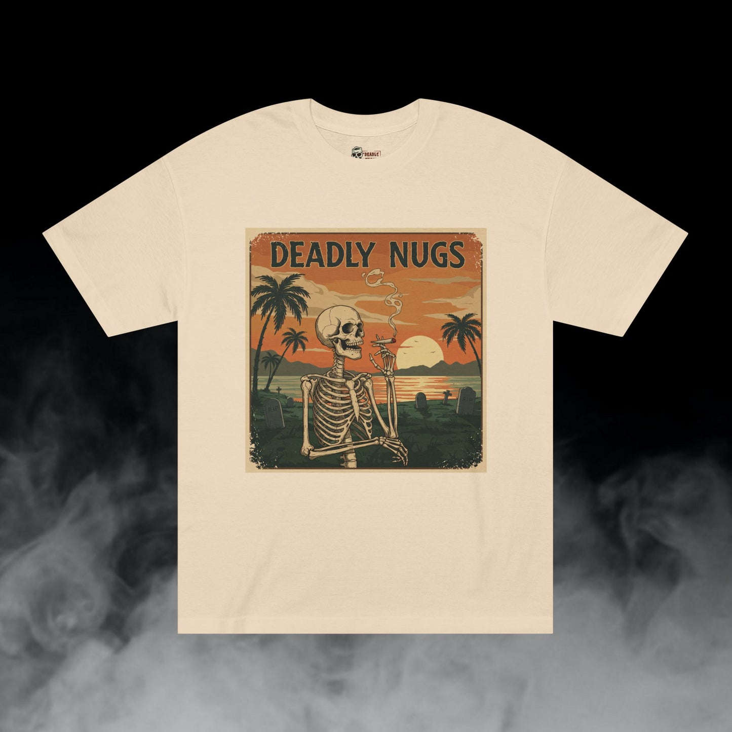Deadly Nugs, Beach Paradise T-Shirt, Premium, Unisex, Graphic T-Shirt, Sand