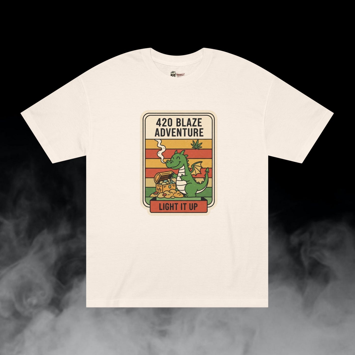 Deadly Nugs, Blaze Adventure T-Shirt, Premium, Unisex, Graphic T-Shirt, Cream