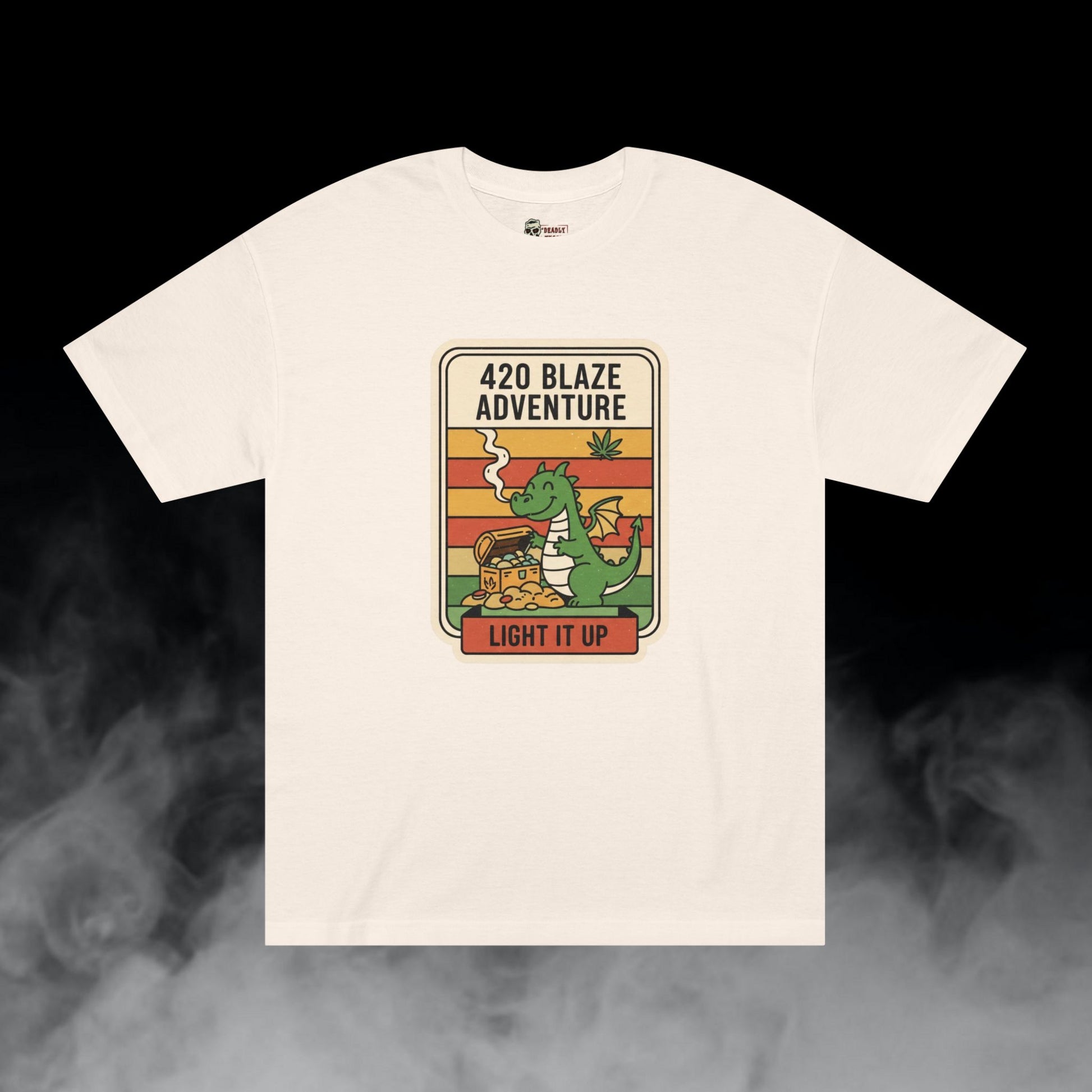 Deadly Nugs, Blaze Adventure T-Shirt, Premium, Unisex, Graphic T-Shirt, Cream