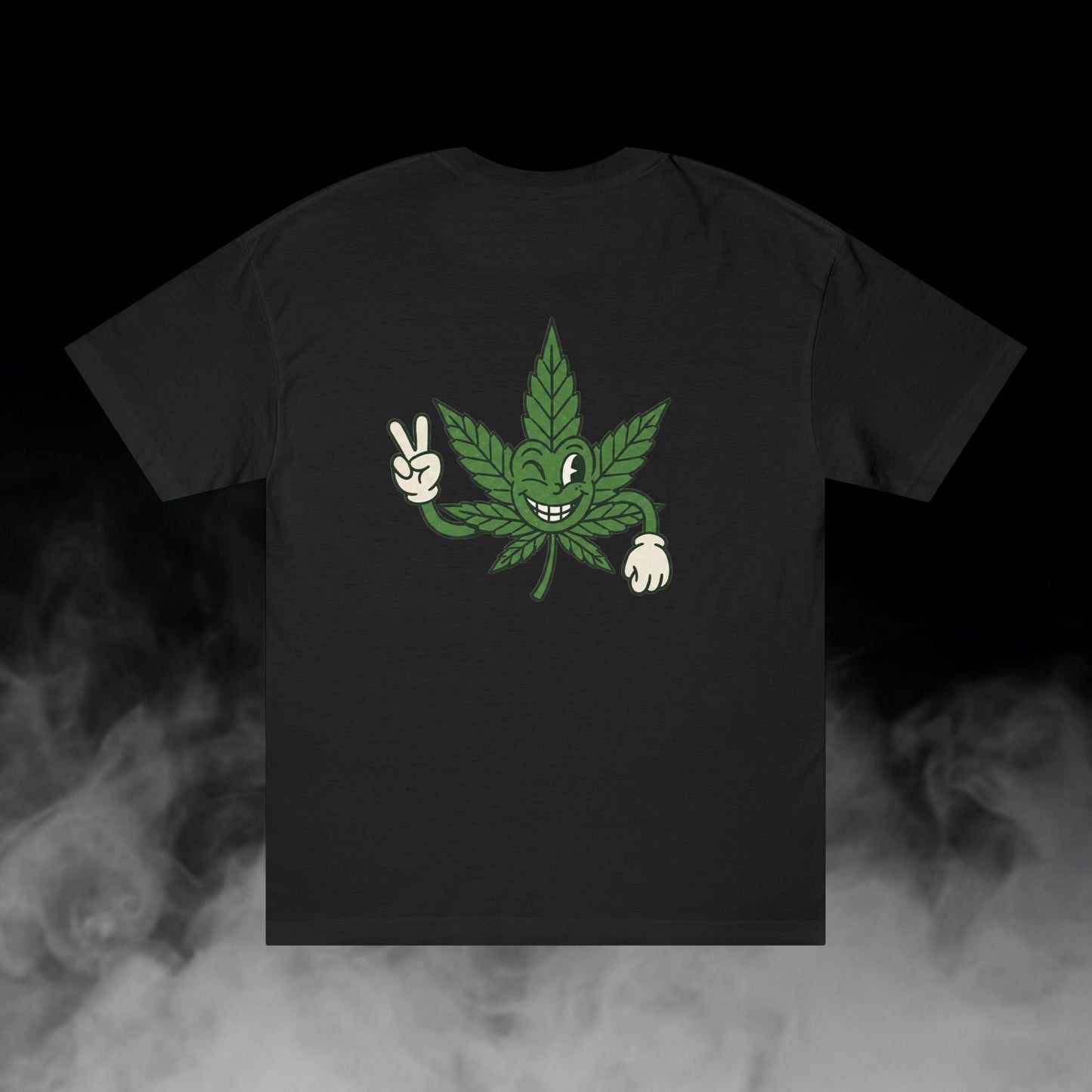 Deadly Nugs, Blazin Weed T-Shirt, Premium, Unisex, Graphic T-Shirt, Black, Back