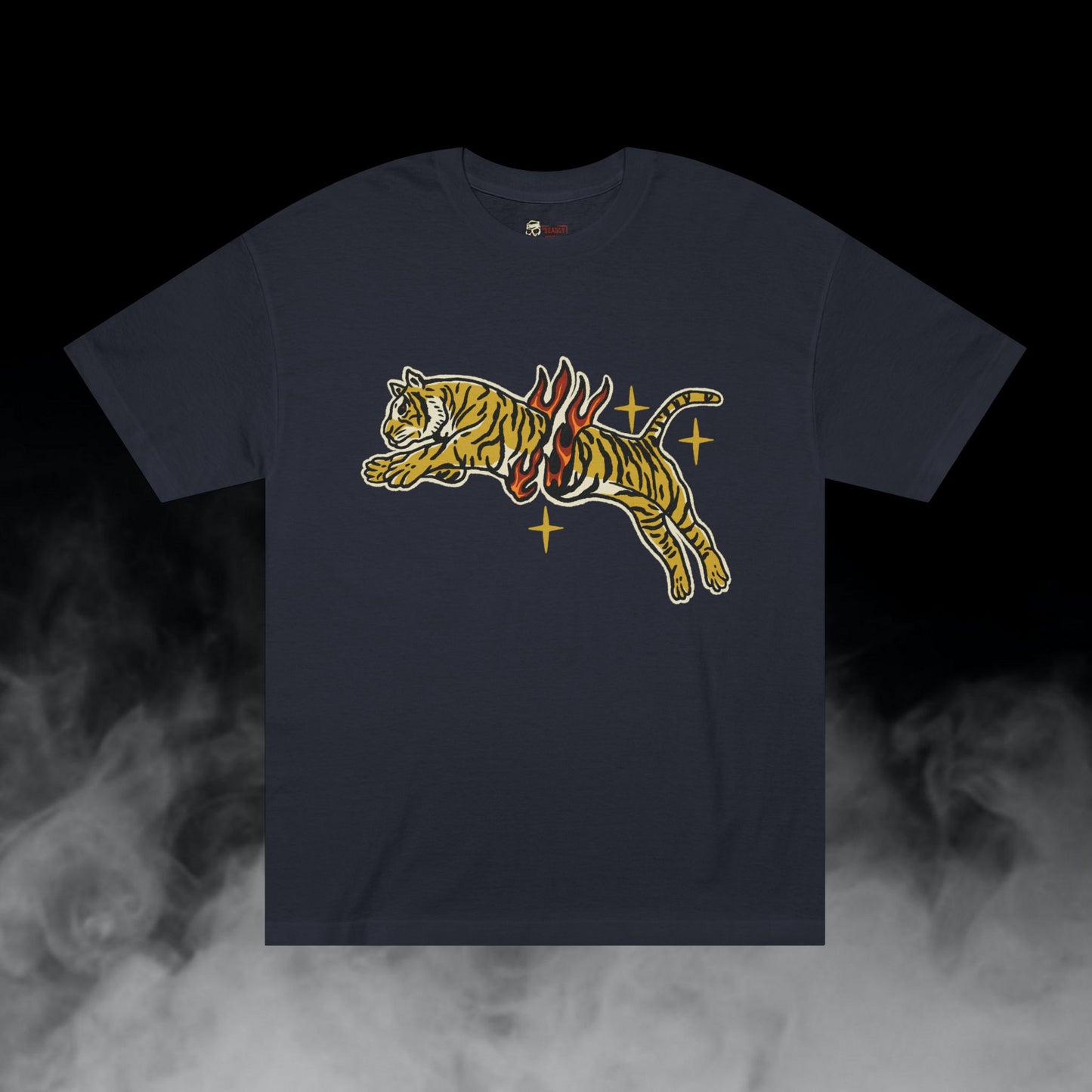 Deadly Nugs, Blazing Tiger T-Shirt, Premium, Unisex, Graphic T-Shirt, Black