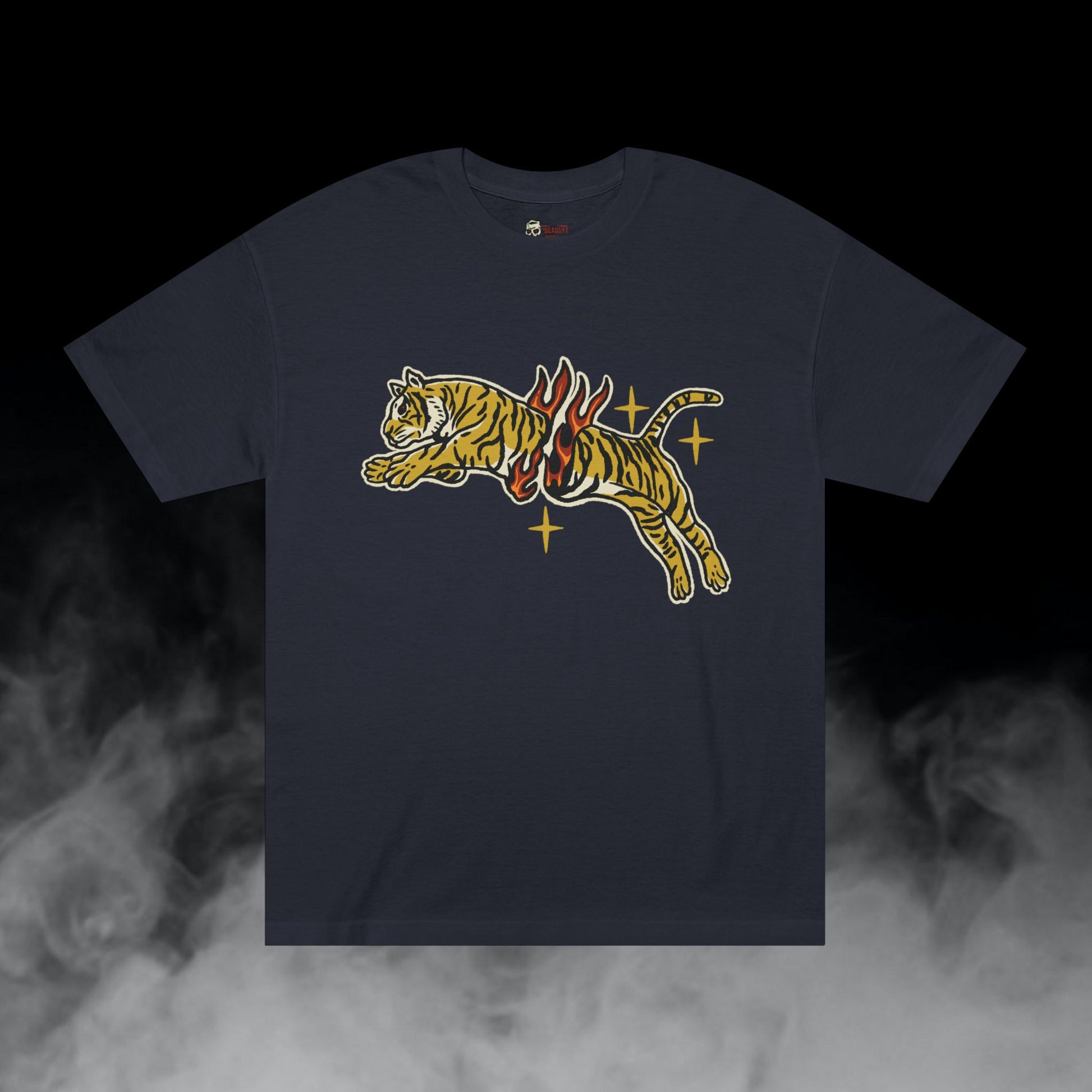 Deadly Nugs, Blazing Tiger T-Shirt, Premium, Unisex, Graphic T-Shirt, Black