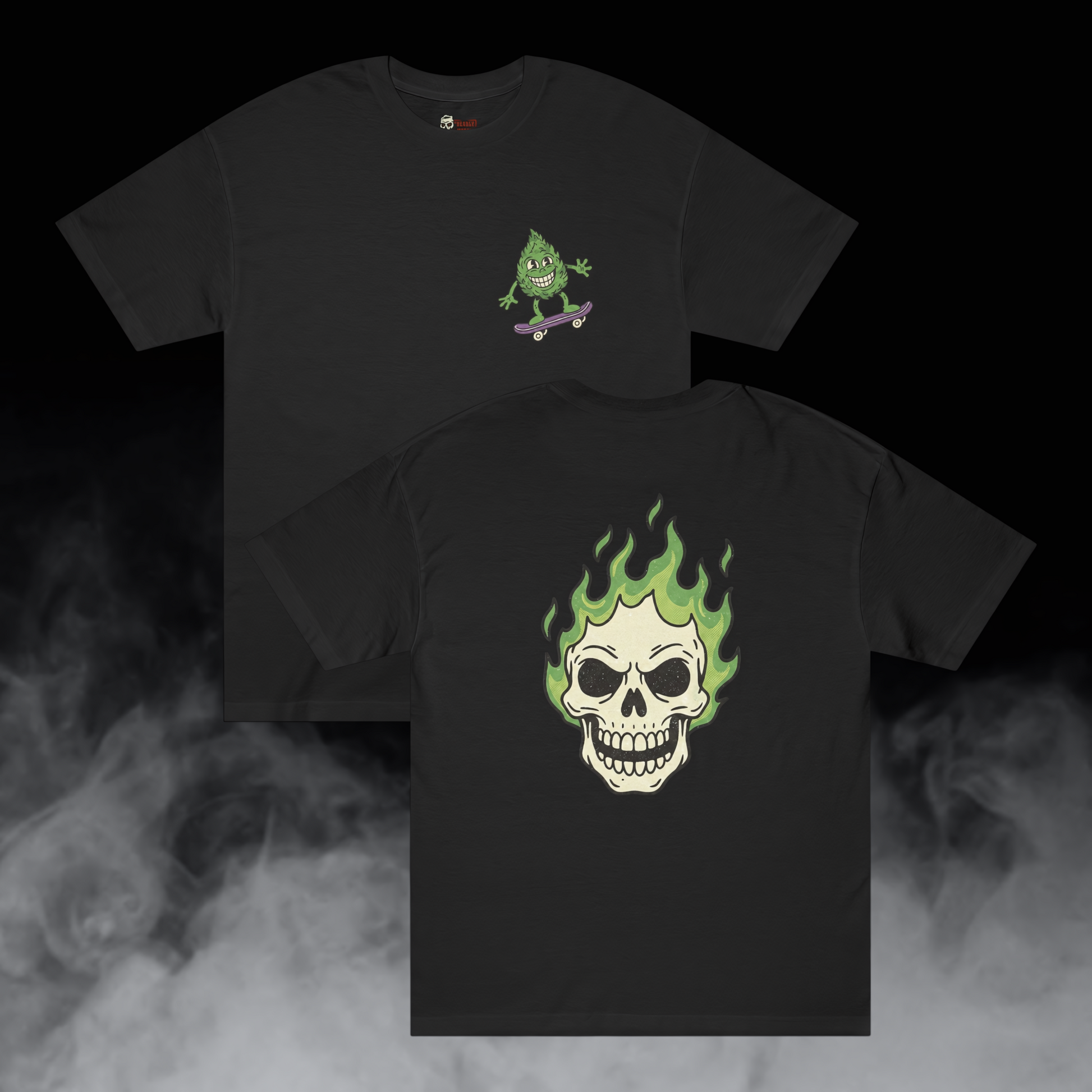 Deadly Nugs, Bud Rider T-Shirt, Premium, Unisex, Graphic T-Shirt, Black, Front and Back