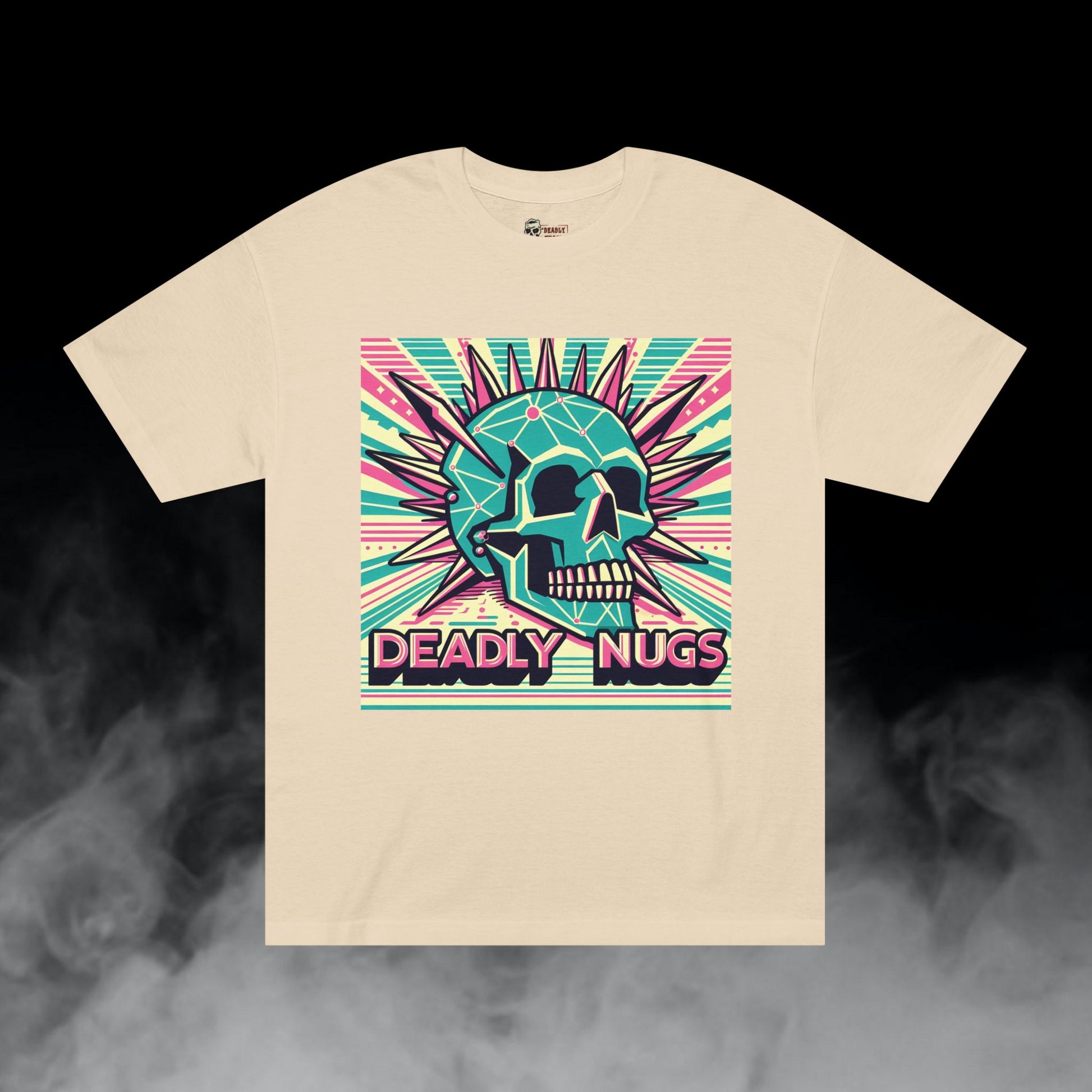 Deadly Nugs, Channeled Connections T-Shirt, Premium, Unisex, Graphic T-Shirt, Sand