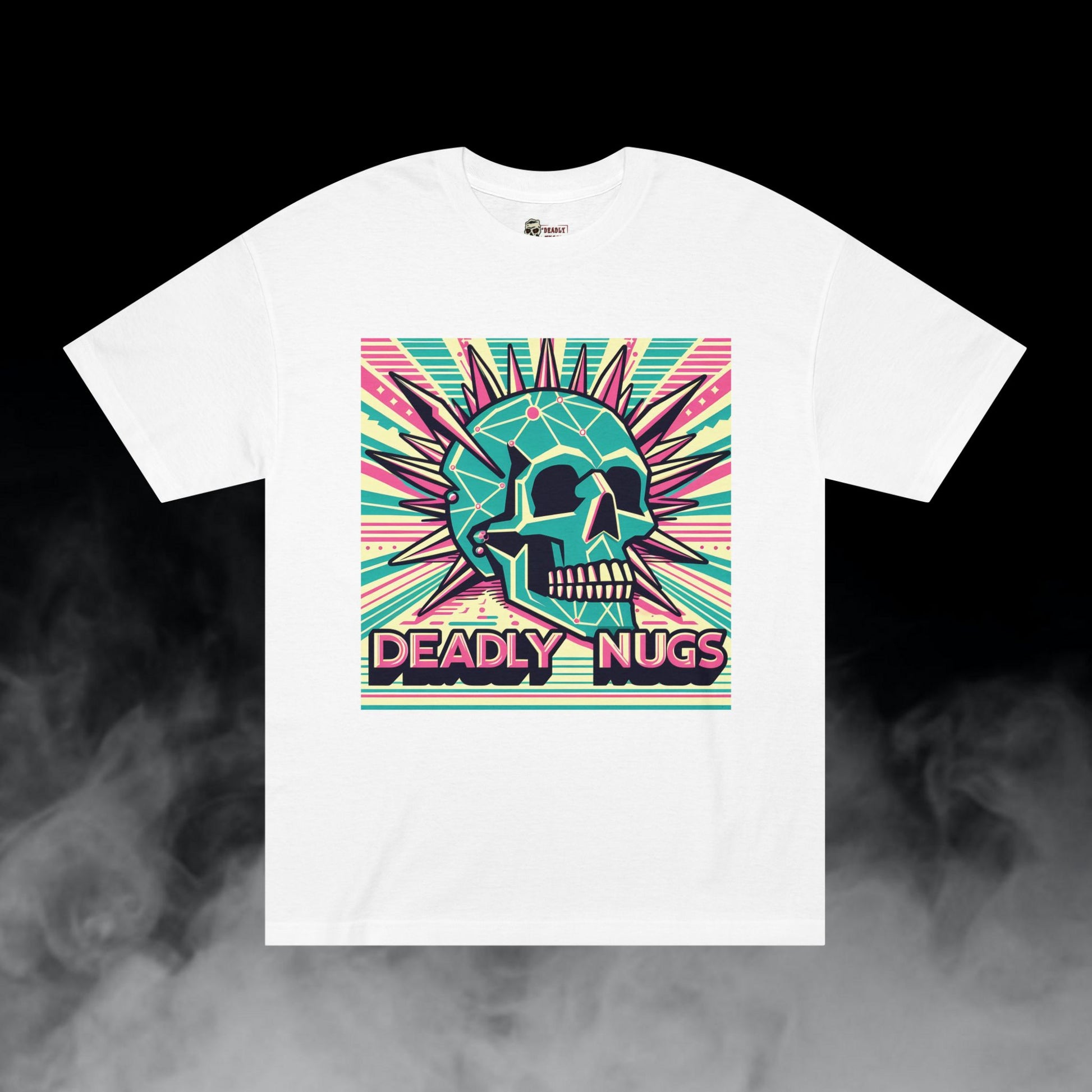 Deadly Nugs, Channeled Connections T-Shirt, Premium, Unisex, Graphic T-Shirt, White