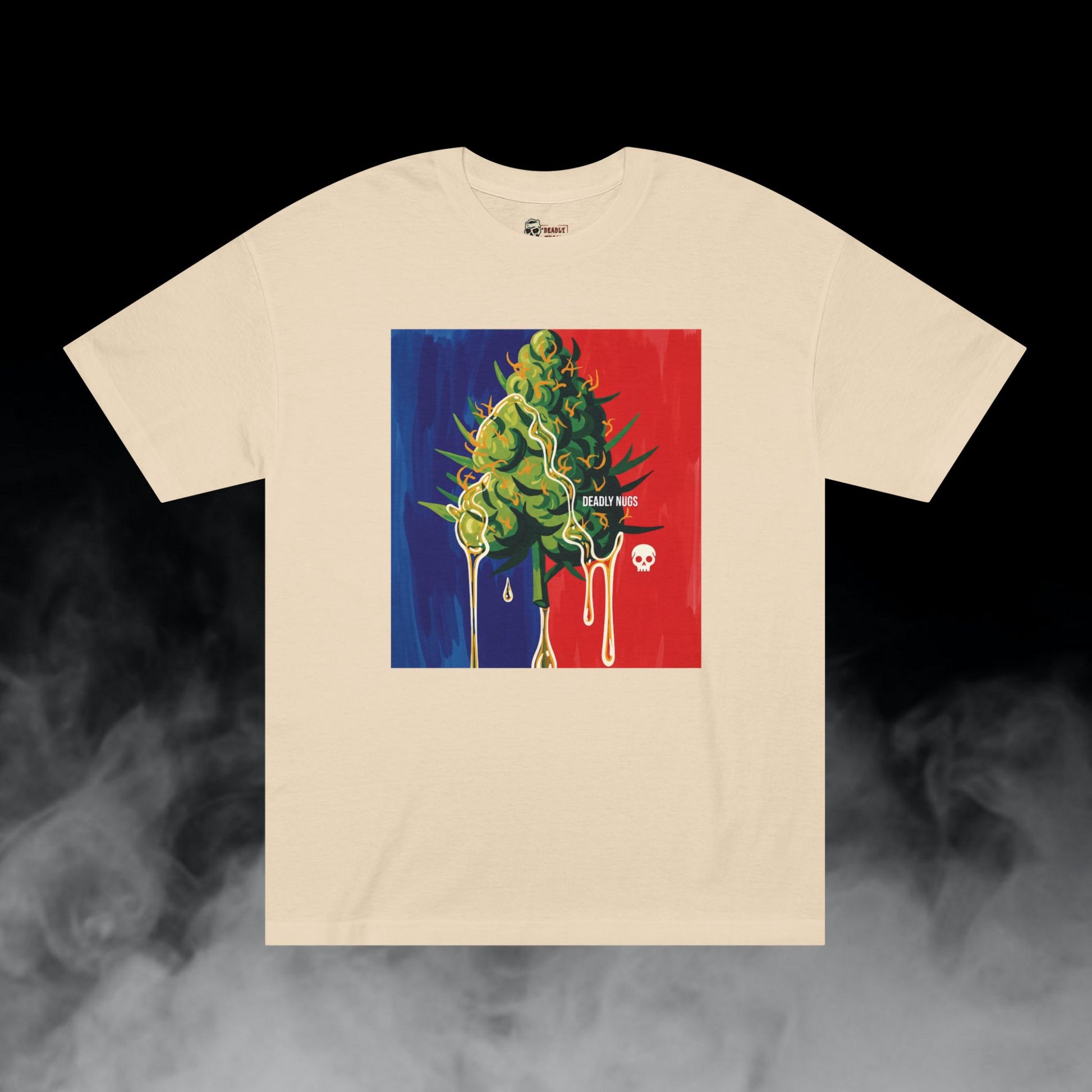 Deadly Nugs, Convergence T-Shirt, Premium, Unisex, Graphic T-Shirt, Sand, Front
