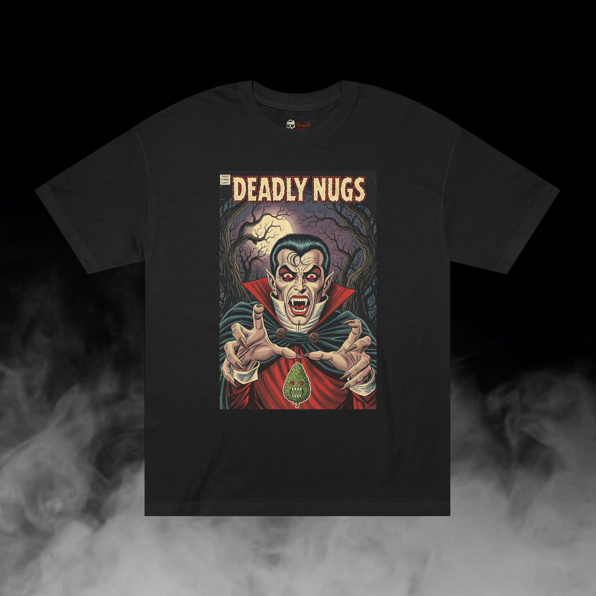 Deadly Nugs, Count Dankula! T-Shirt, Premium, Unisex, Graphic T-Shirt, Black, Front