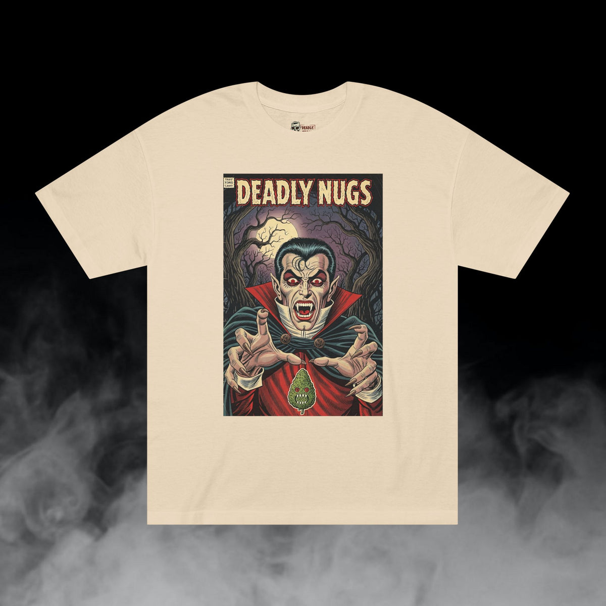 Deadly Nugs, Count Dankula! T-Shirt, Premium, Unisex, Graphic T-Shirt, Sand, Front