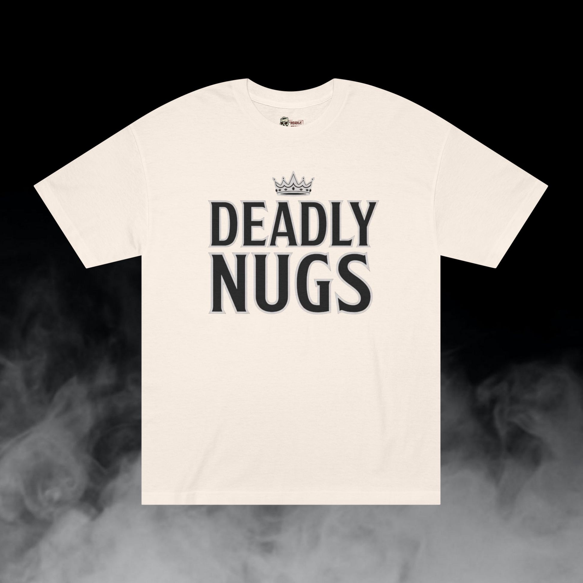 Deadly Nugs, Crowned King T-Shirt, Premium, Unisex, Graphic T-Shirt, Cream