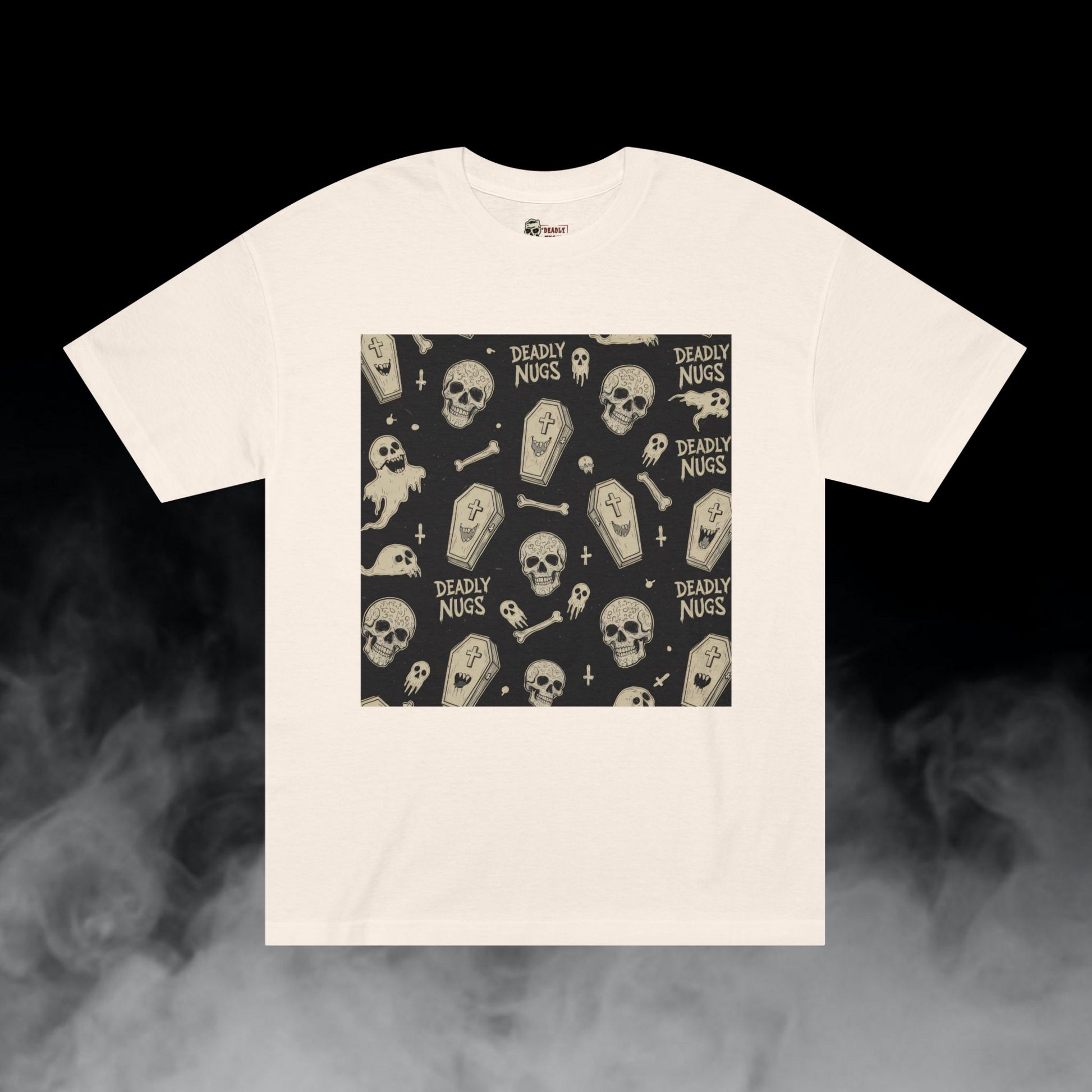 Deadly Nugs, Cryptic T-Shirt, Premium, Unisex, Graphic T-Shirt, Cream