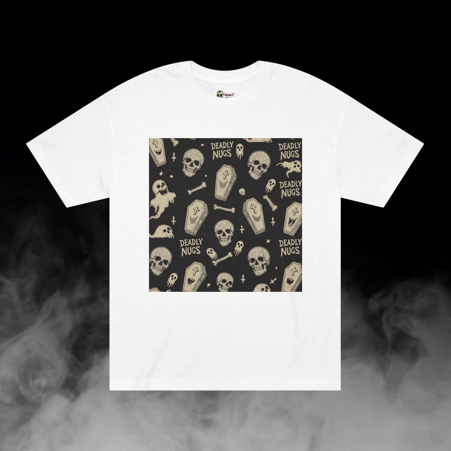 Deadly Nugs, Cryptic T-Shirt, Premium, Unisex, Graphic T-Shirt, White