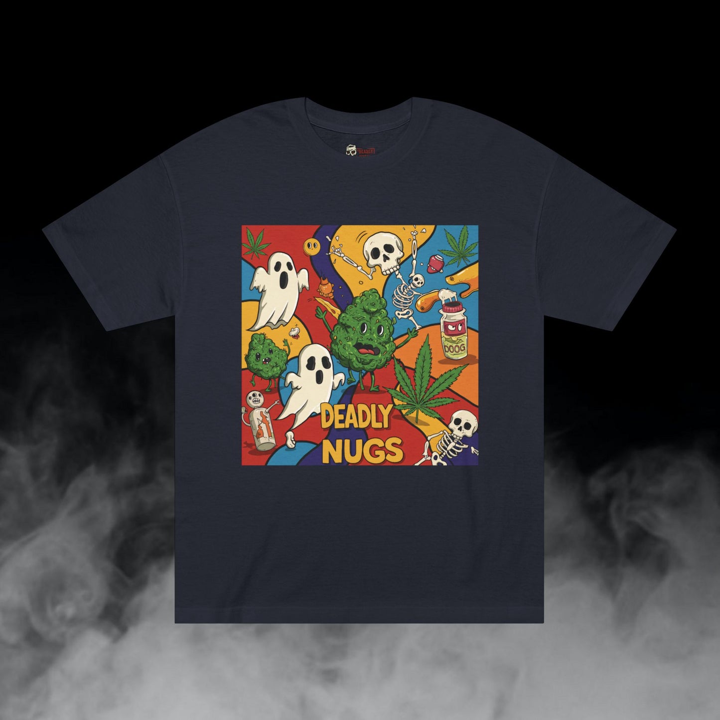 Deadly Nugs, Dank Party T-Shirt, Premium, Unisex, Graphic T-Shirt, Black
