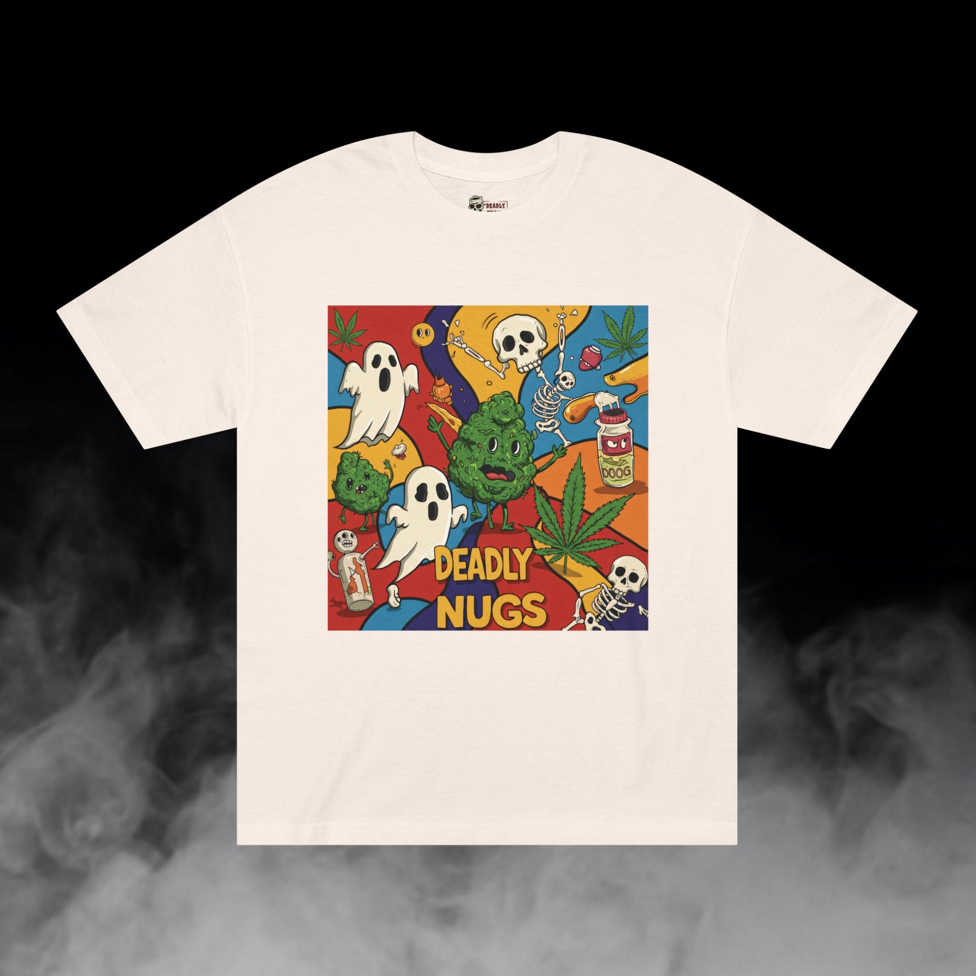 Deadly Nugs, Dank Party T-Shirt, Premium, Unisex, Graphic T-Shirt, Cream