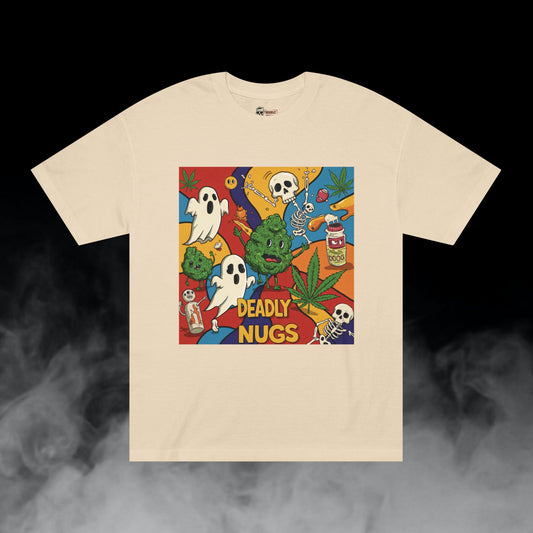 Deadly Nugs, Dank Party T-Shirt, Premium, Unisex, Graphic T-Shirt, Sand