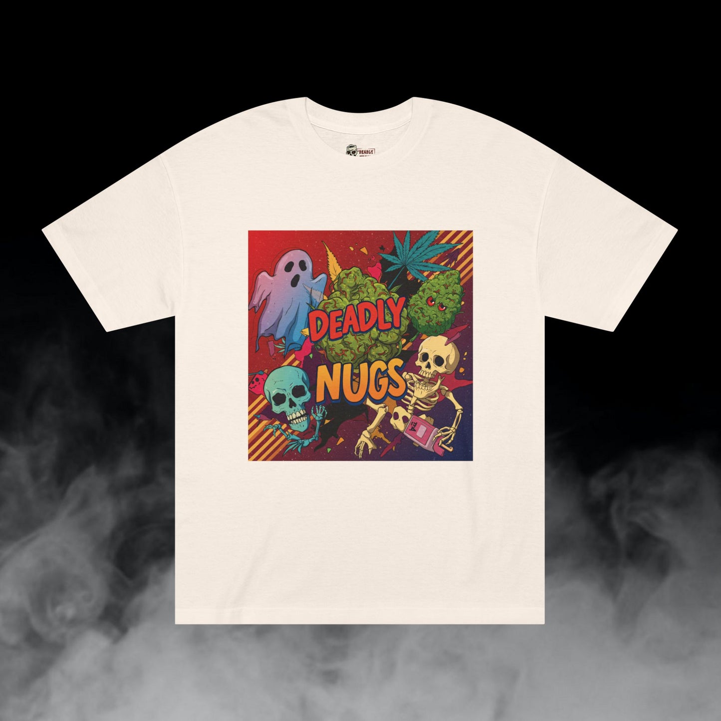 Deadly Nugs, Dank'd Out T-Shirt, Premium, Unisex, Graphic T-Shirt, Cream
