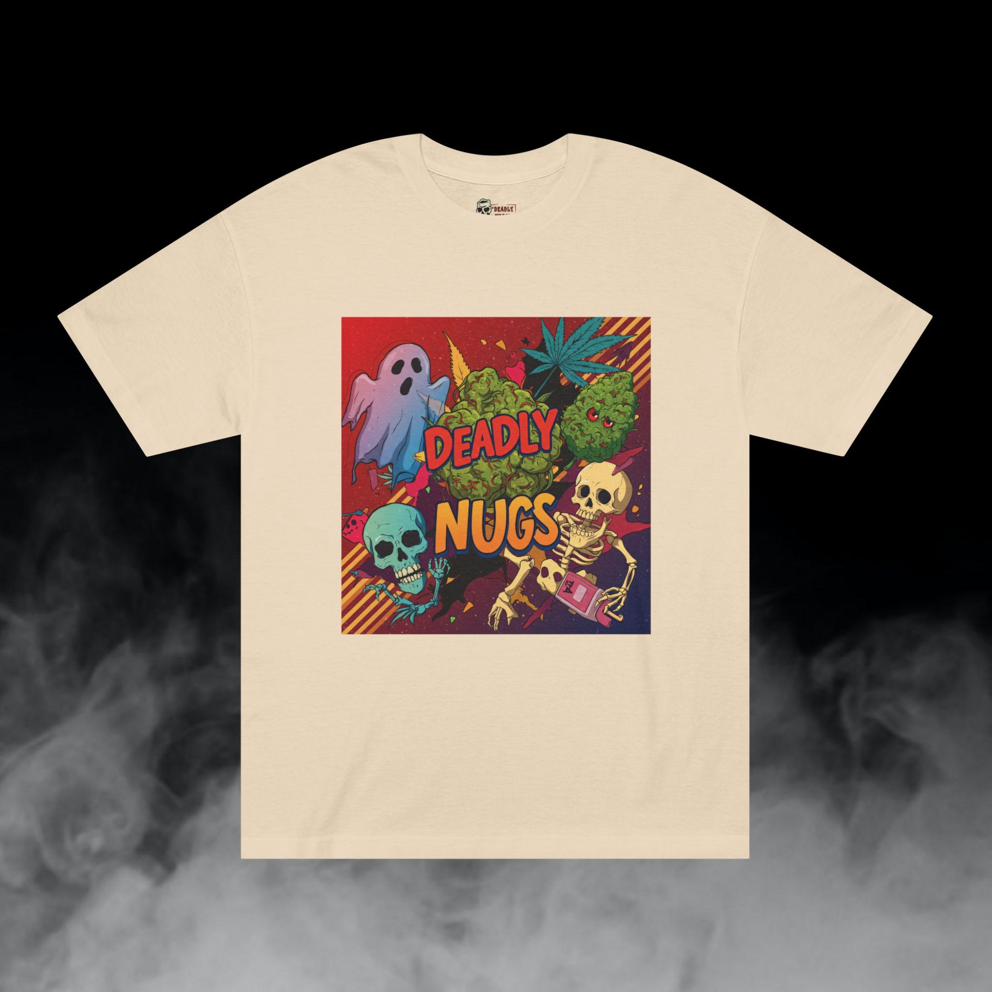 Deadly Nugs, Dank'd Out T-Shirt, Premium, Unisex, Graphic T-Shirt, Sand