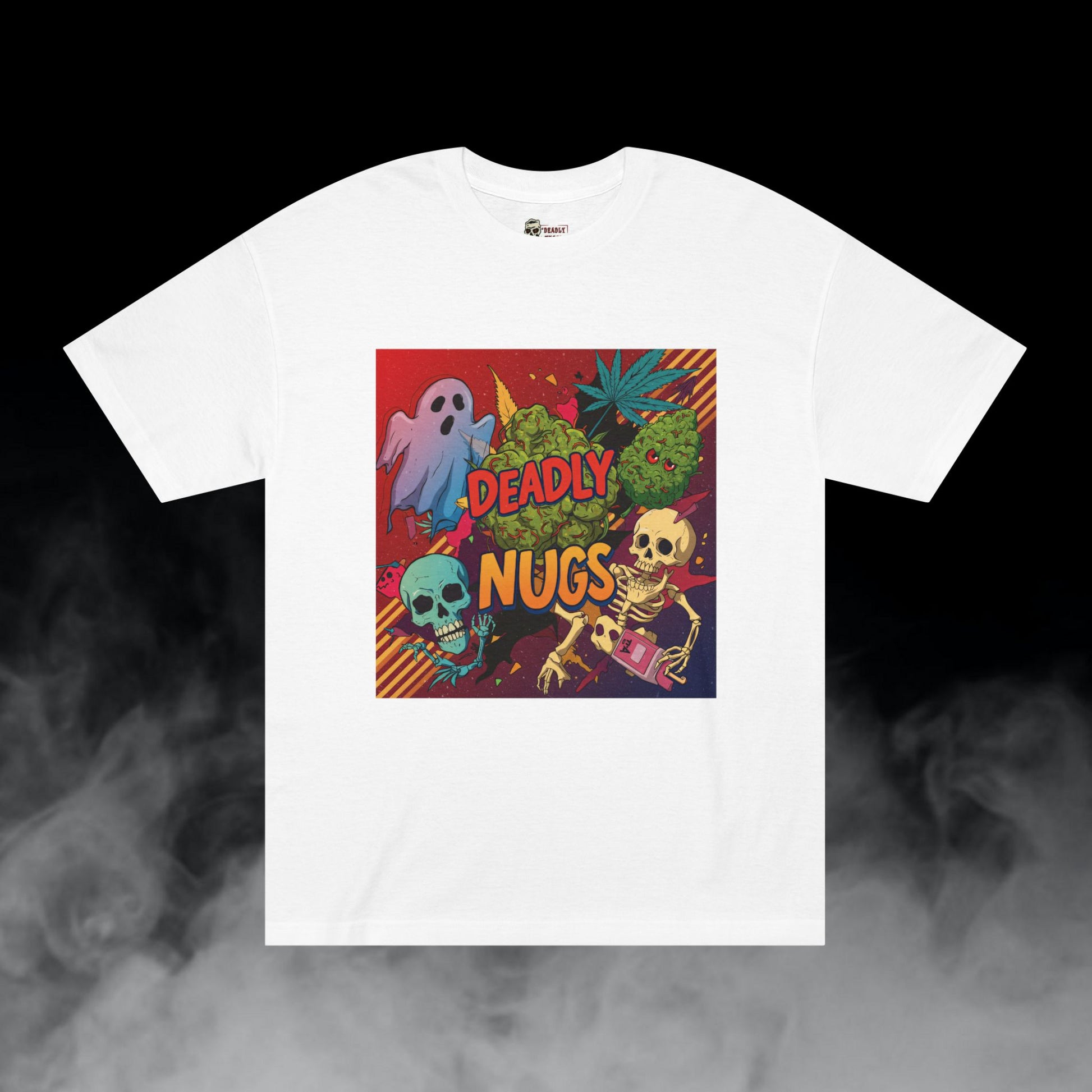 Deadly Nugs, Dank'd Out T-Shirt, Premium, Unisex, Graphic T-Shirt, White