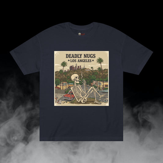 Deadly Nugs, Dead in LA T-Shirt, Premium, Unisex, Graphic T-Shirt, Black