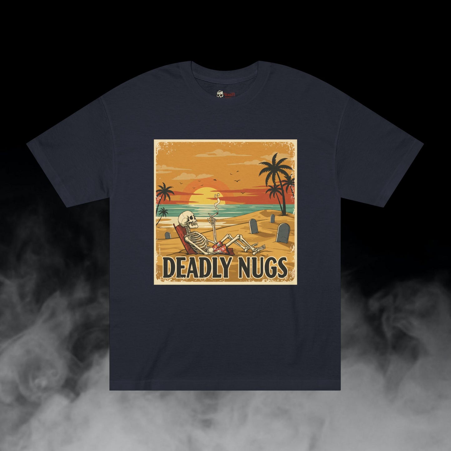 Deadly Nugs, Dead on the Beach T-Shirt, Premium, Unisex, Graphic T-Shirt, Black