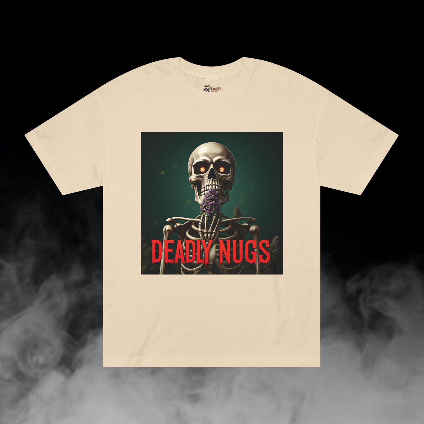 Deadly Nugs, Deadly Aroma T-Shirt, Premium, Unisex, Graphic T-Shirt, Sand