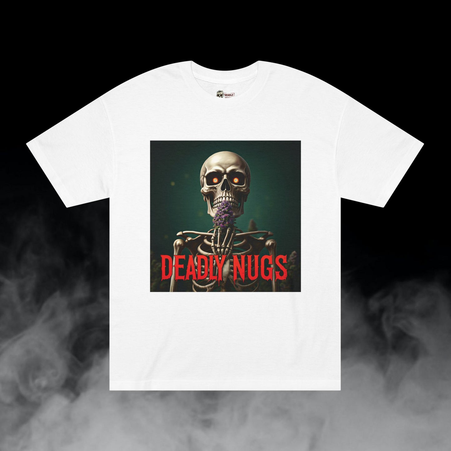 Deadly Nugs, Deadly Aroma T-Shirt, Premium, Unisex, Graphic T-Shirt, White