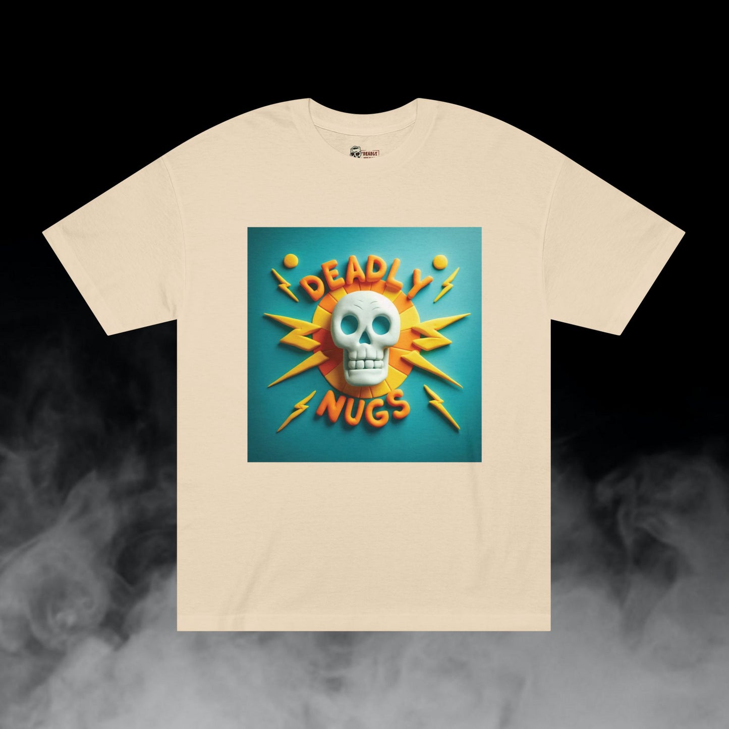 Deadly Nugs, Deadly Clay Art II T-Shirt, Premium, Unisex, Graphic T-Shirt, Sand