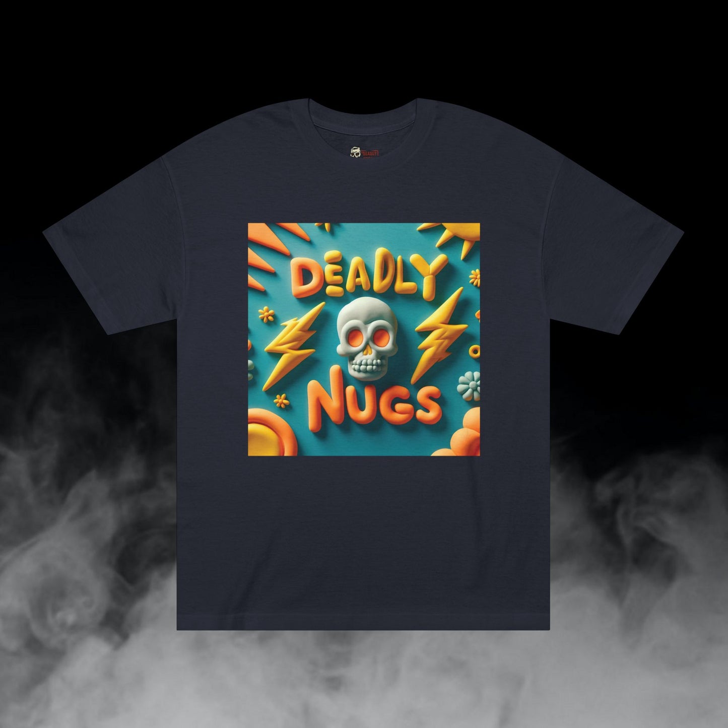Deadly Nugs, Deadly Clay Art T-Shirt, Premium, Unisex, Graphic T-Shirt, Black