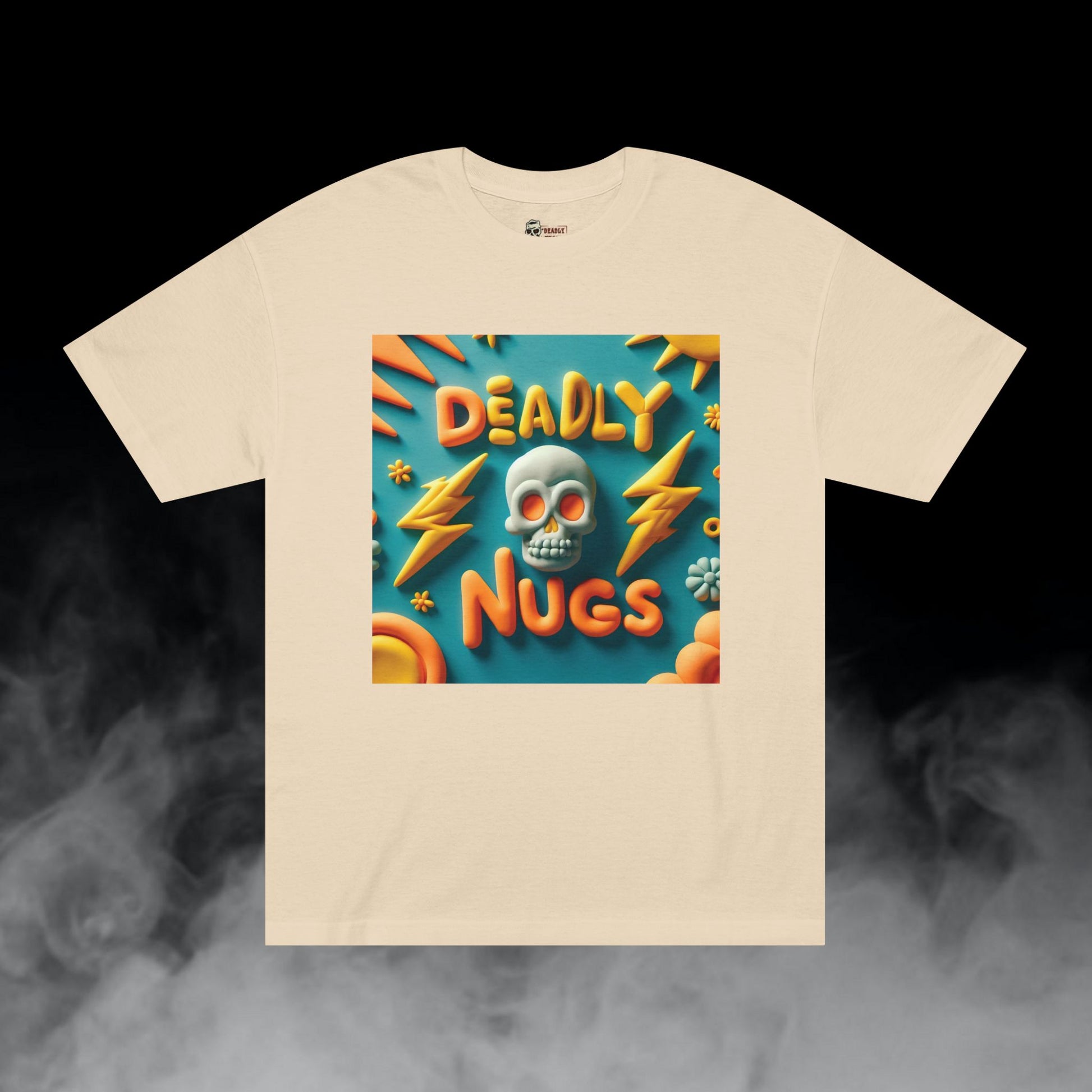 Deadly Nugs, Deadly Clay Art T-Shirt, Premium, Unisex, Graphic T-Shirt, Sand