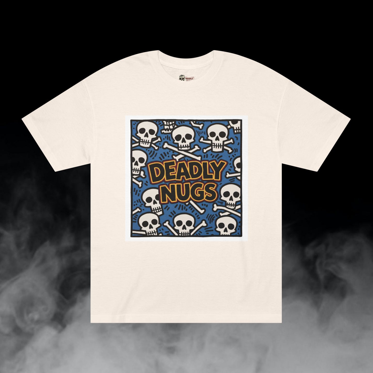 Deadly Nugs, Deadly Crush T-Shirt, Premium, Unisex, Graphic T-Shirt, Cream