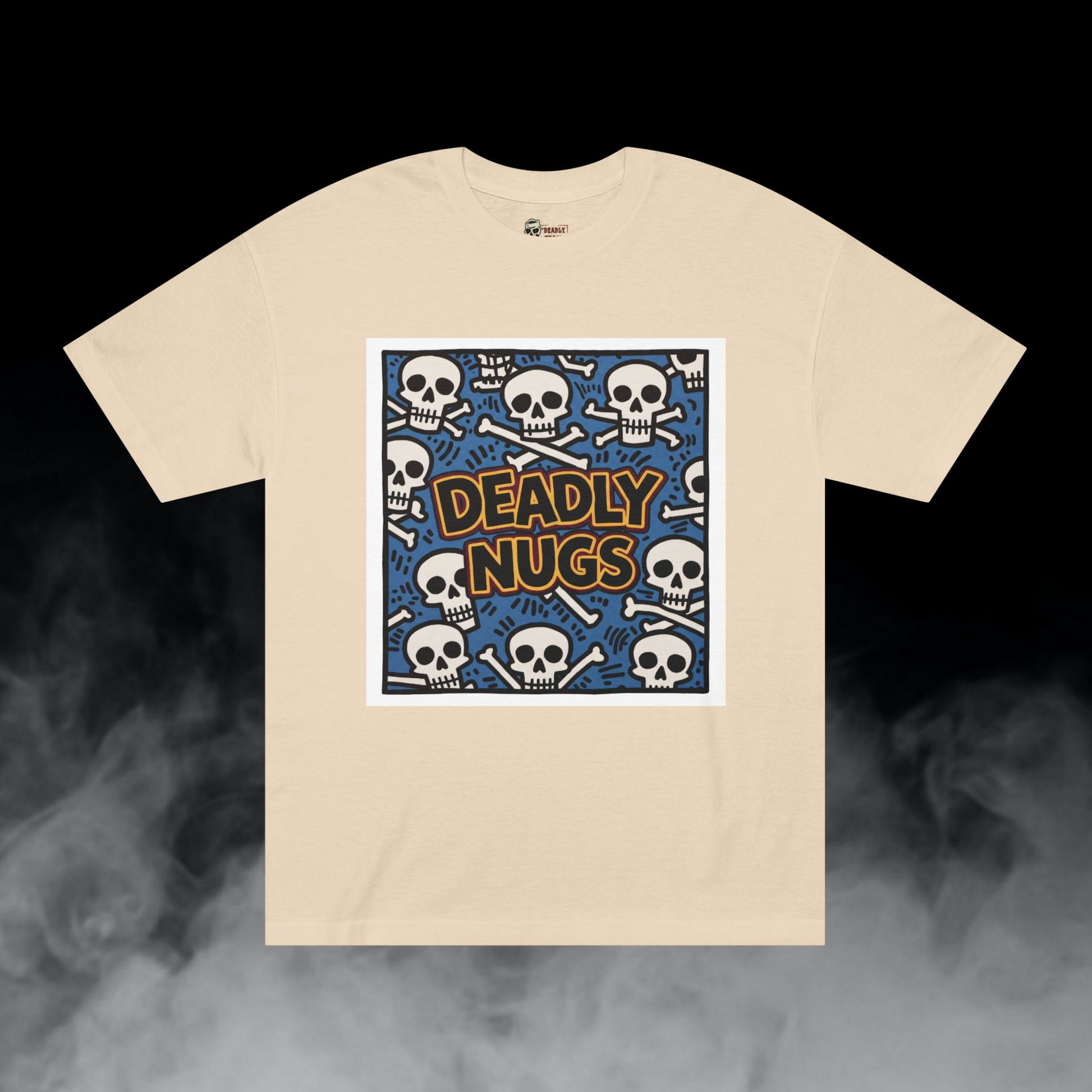 Deadly Nugs, Deadly Crush T-Shirt, Premium, Unisex, Graphic T-Shirt, Sand