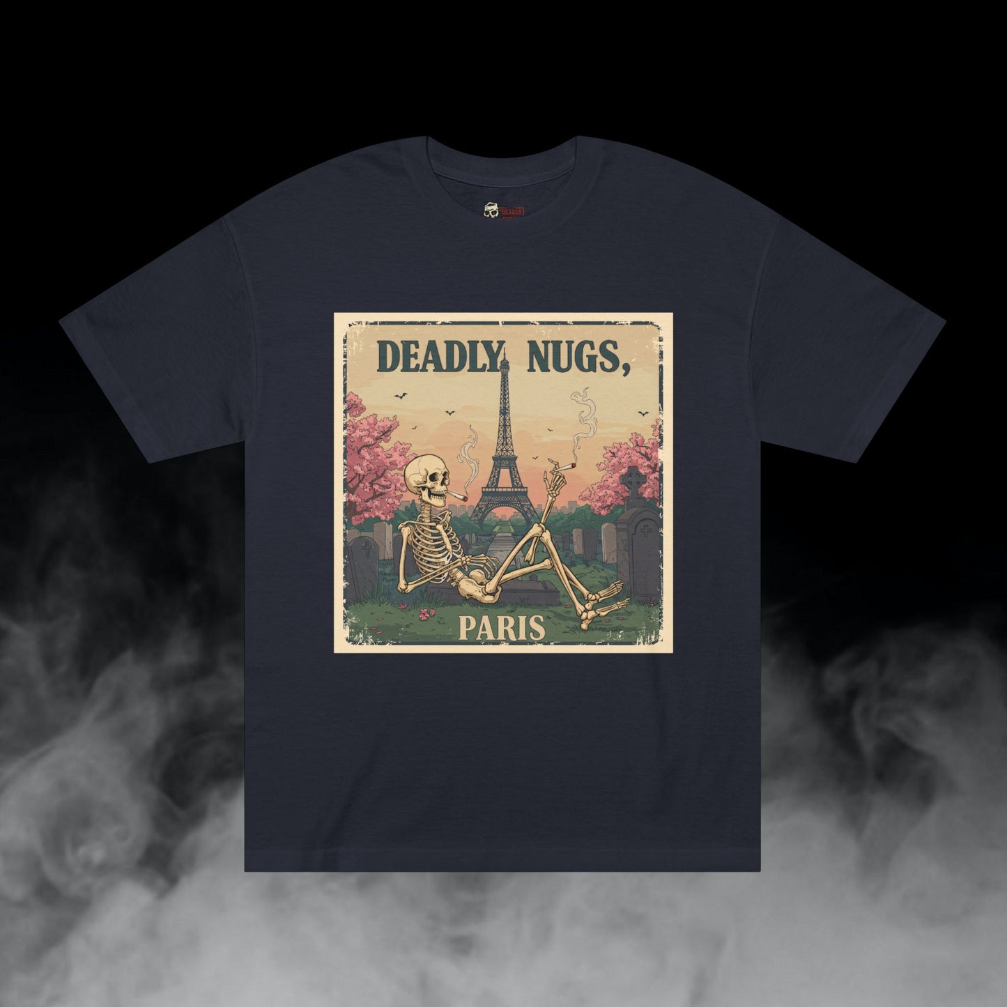 Deadly Nugs, Deadly Nugs Paris T-Shirt, Premium, Unisex, Graphic T-Shirt, Black