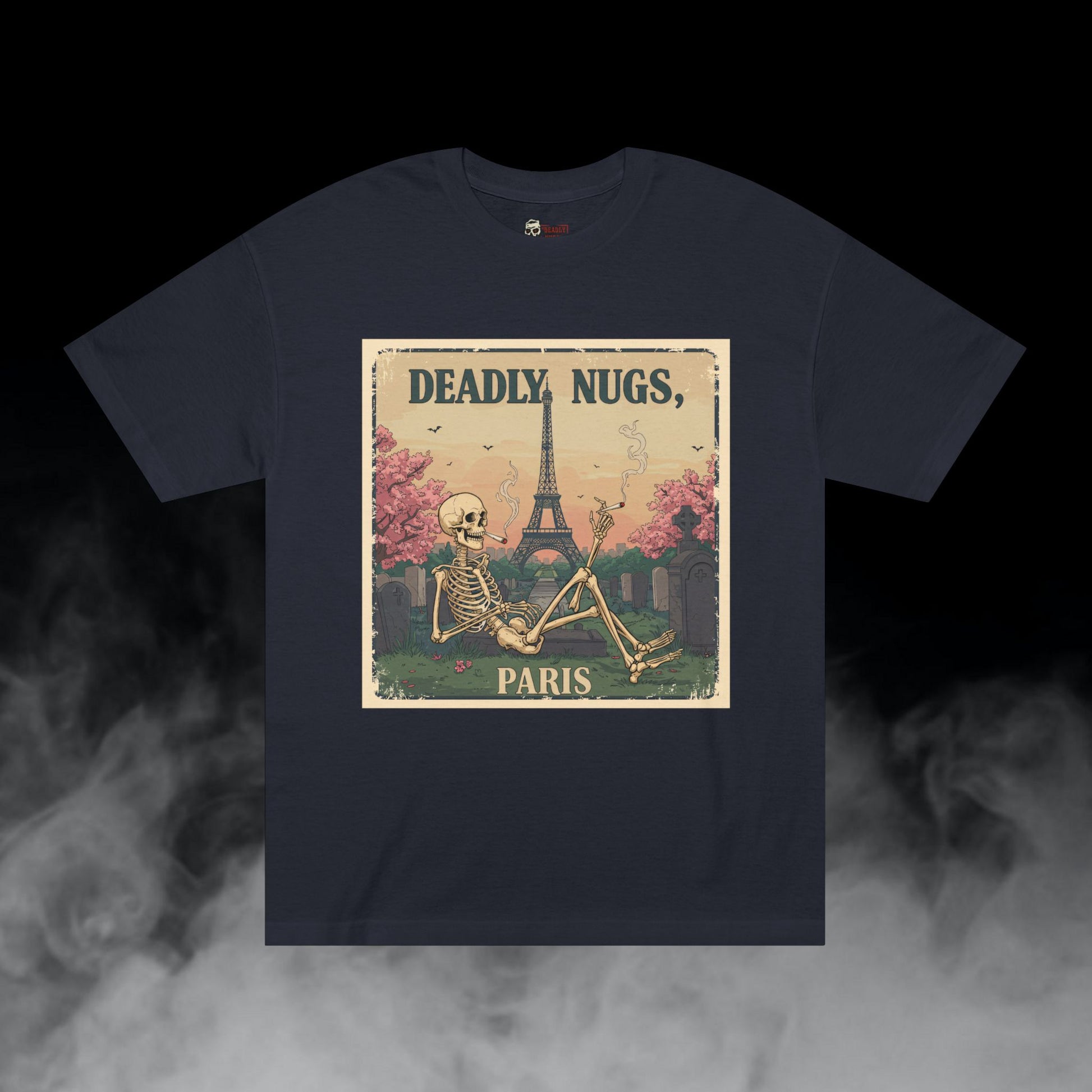 Deadly Nugs, Deadly Nugs Paris T-Shirt, Premium, Unisex, Graphic T-Shirt, Black