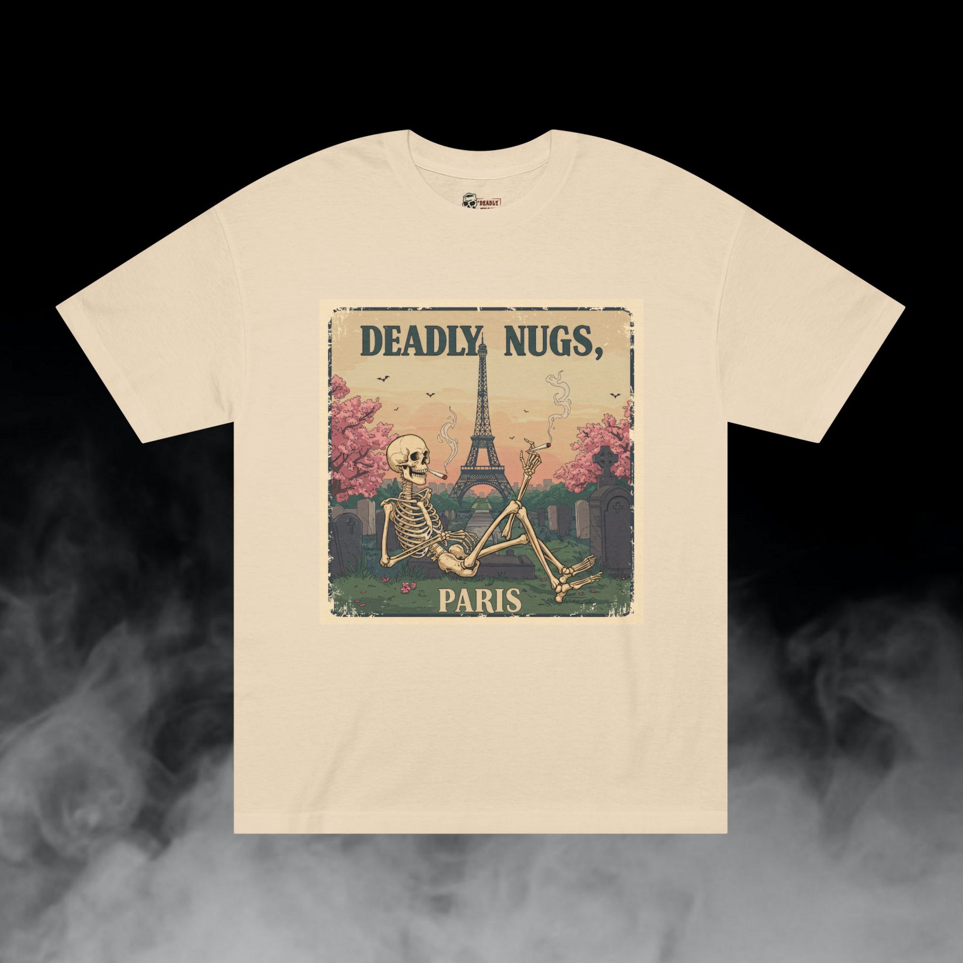 Deadly Nugs, Deadly Nugs Paris T-Shirt, Premium, Unisex, Graphic T-Shirt, Sand