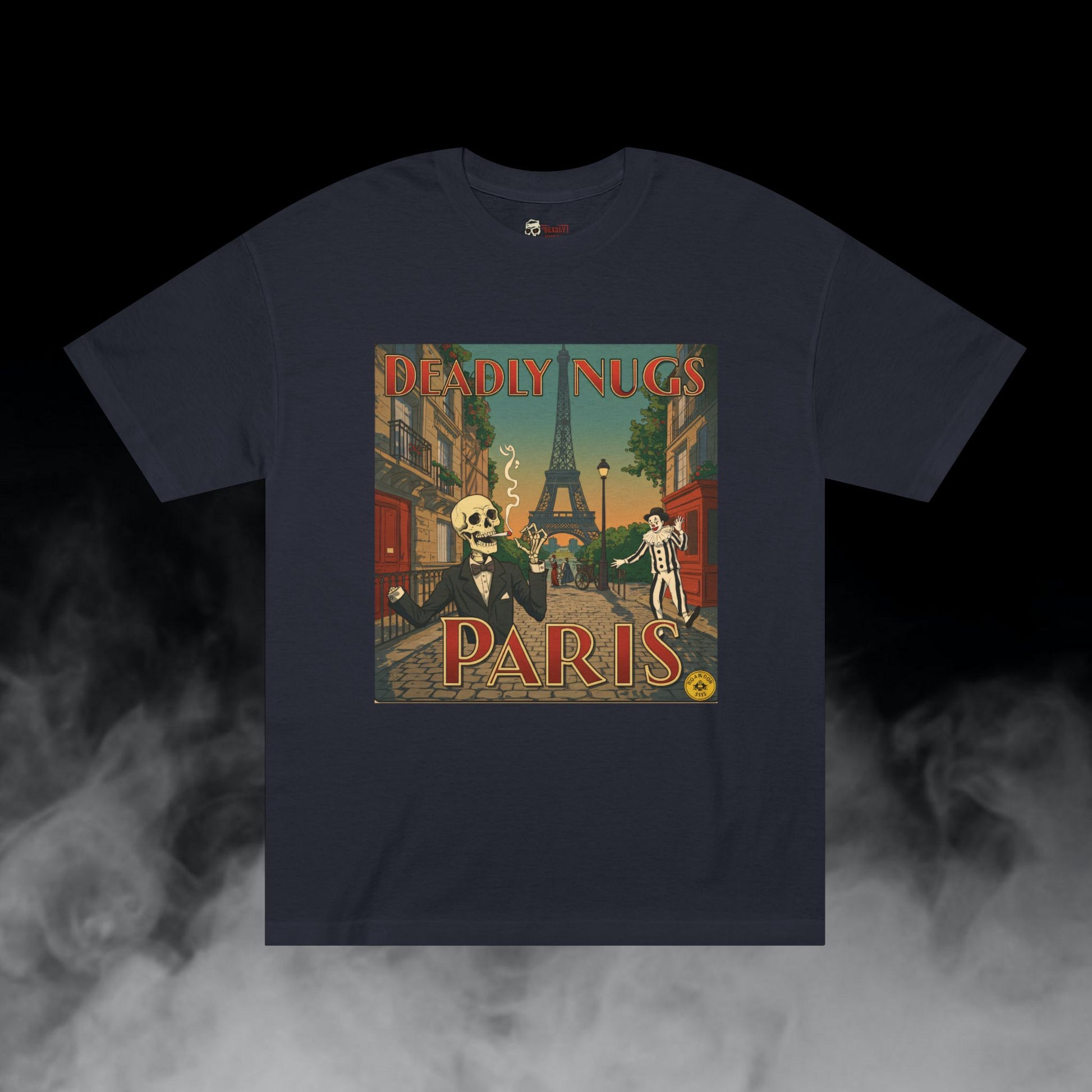 Deadly Nugs, Deadly Paris T-Shirt, Premium, Unisex, Graphic T-Shirt, Black