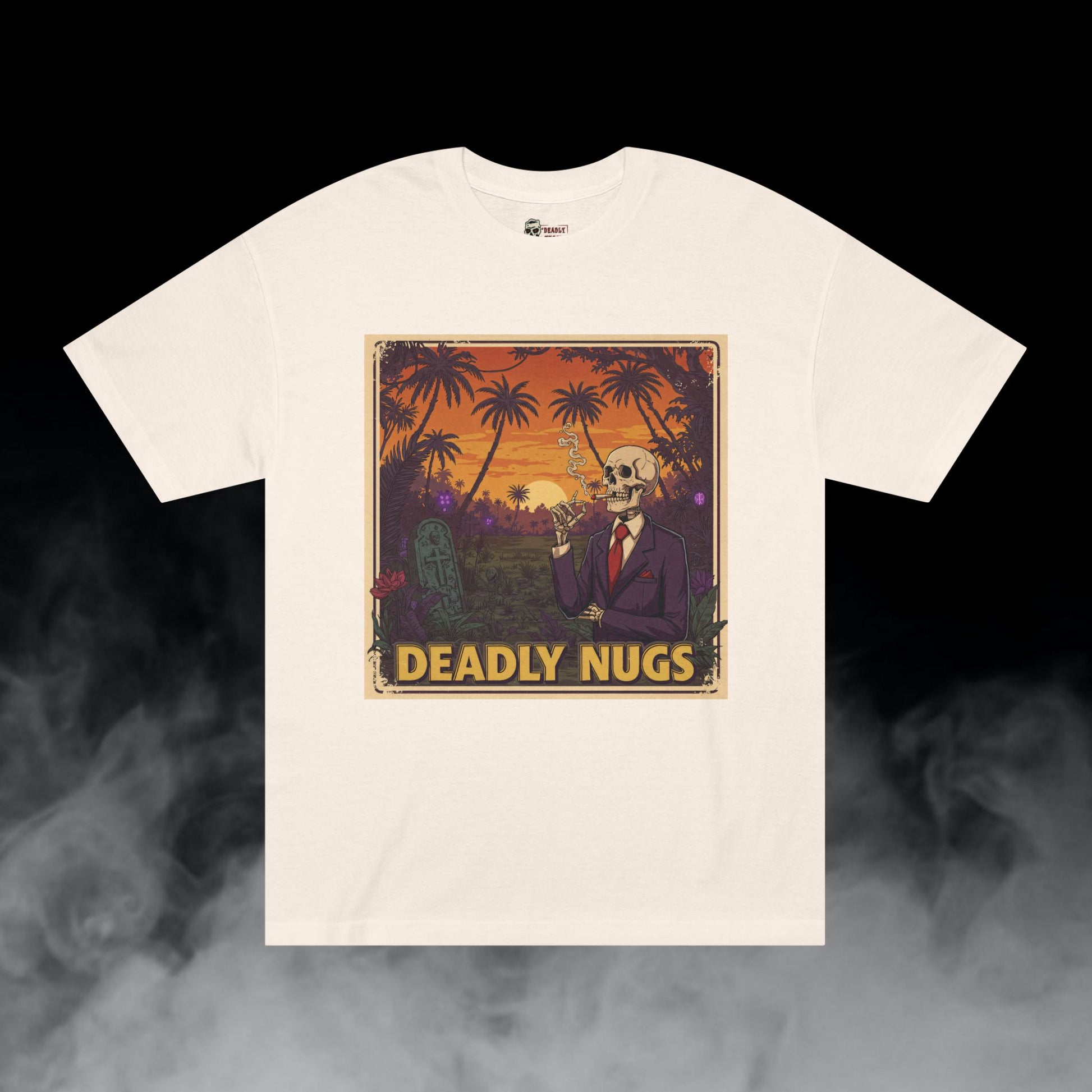 Deadly Nugs, Deep in the Jungle T-Shirt, Premium, Unisex, Graphic T-Shirt, Cream