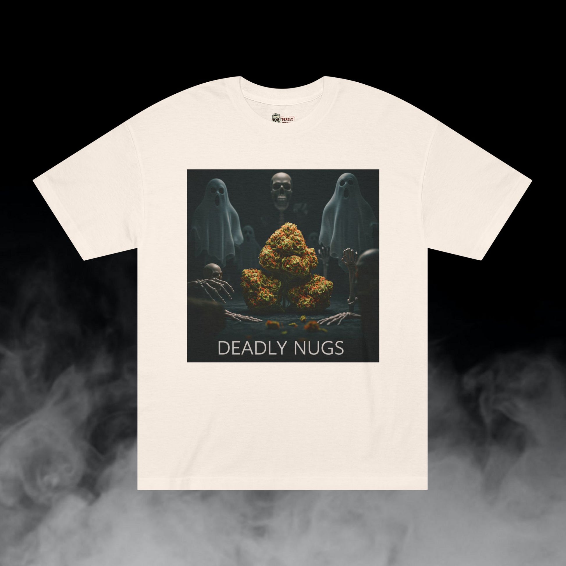 Deadly Nugs, Defying Doubt T-Shirt, Premium, Unisex, Graphic T-Shirt, Cream