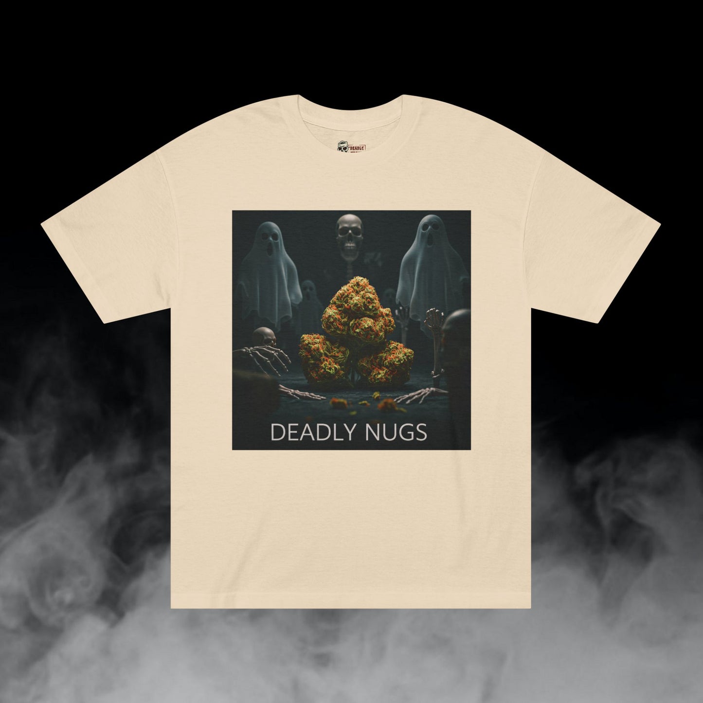 Deadly Nugs, Defying Doubt T-Shirt, Premium, Unisex, Graphic T-Shirt, Sand
