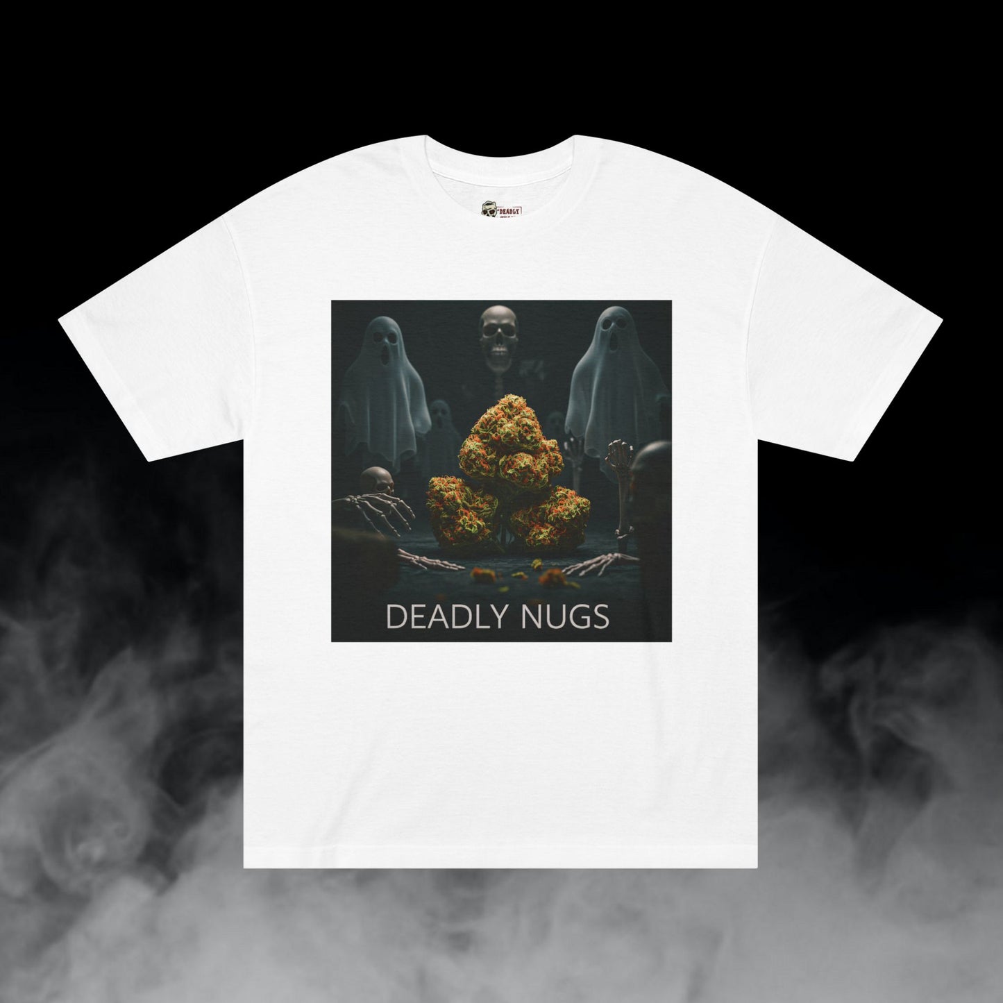 Deadly Nugs, Defying Doubt T-Shirt, Premium, Unisex, Graphic T-Shirt, White