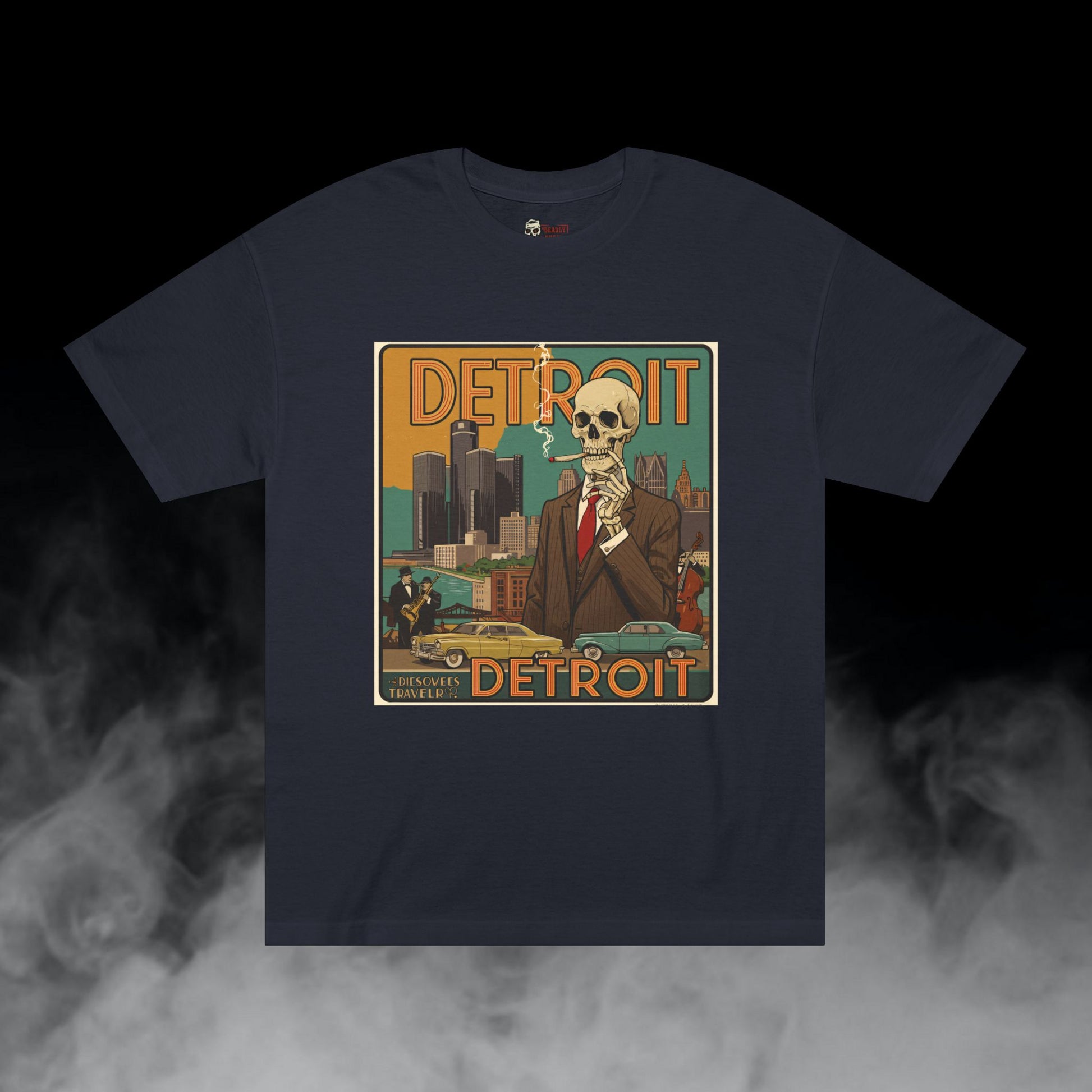 Deadly Nugs, Detroit Mob T-Shirt, Premium, Unisex, Graphic T-Shirt, Black