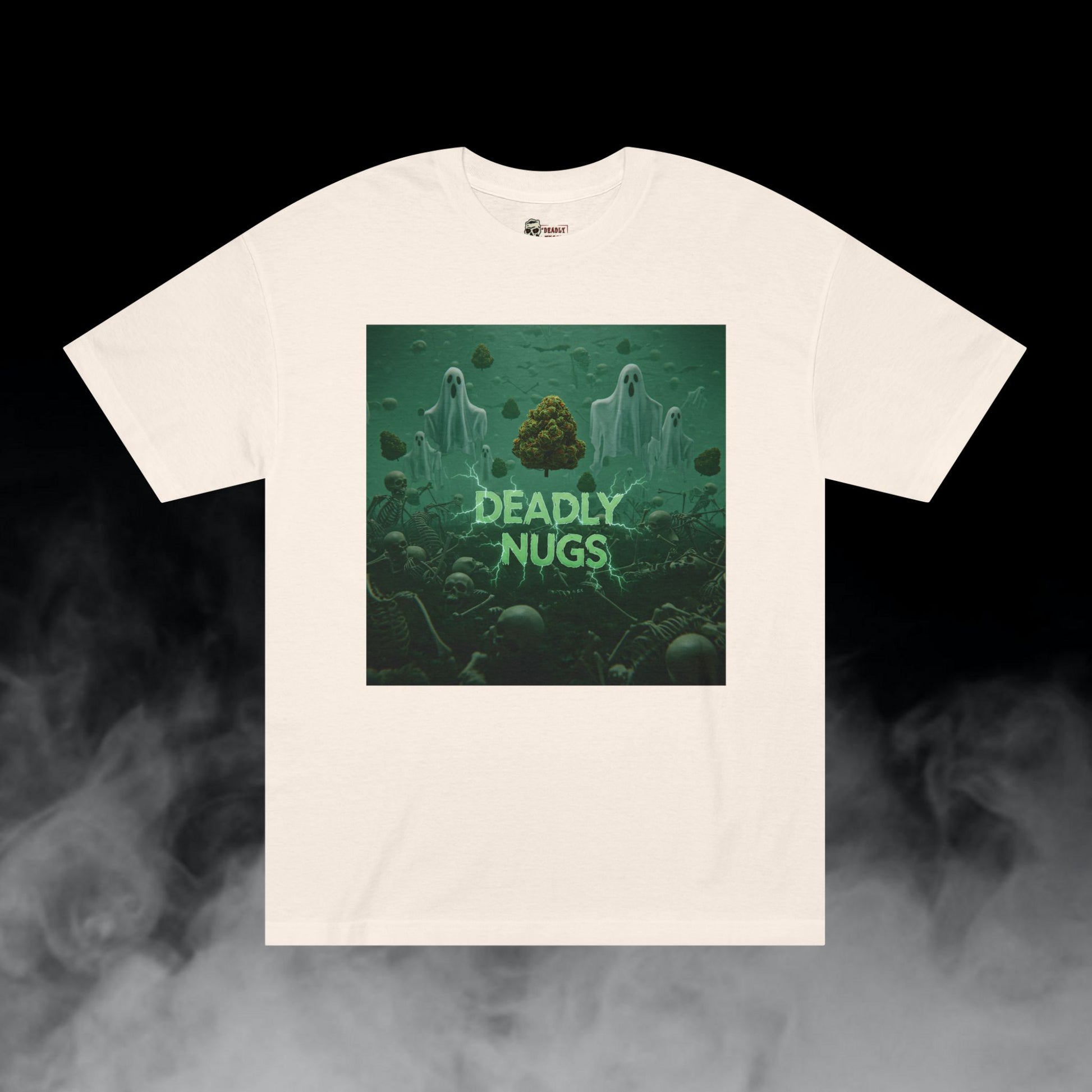 Deadly Nugs, Dimension 420 T-Shirt, Premium, Unisex, Graphic T-Shirt, Cream