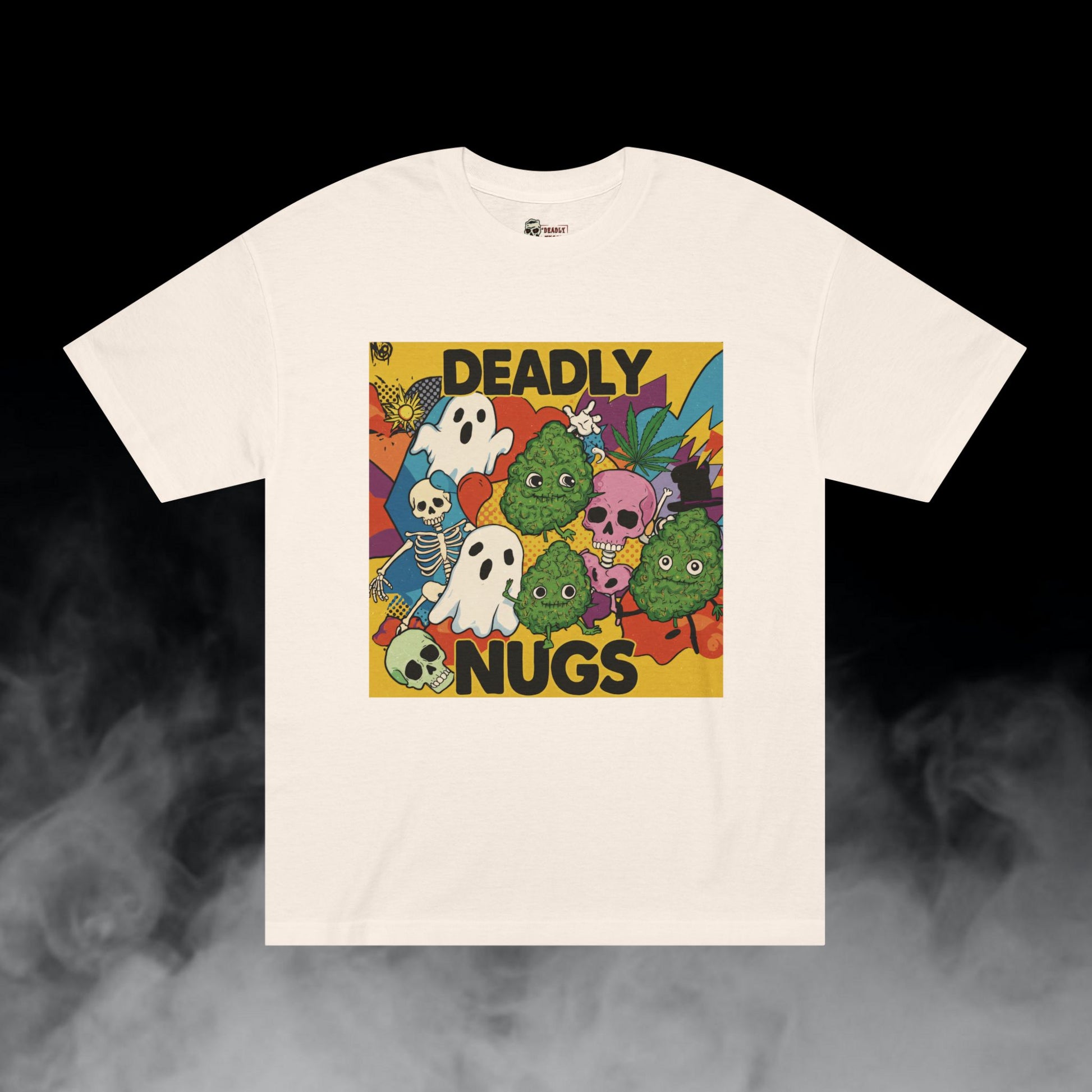 Deadly Nugs, Dope Party T-Shirt, Premium, Unisex, Graphic T-Shirt, Cream
