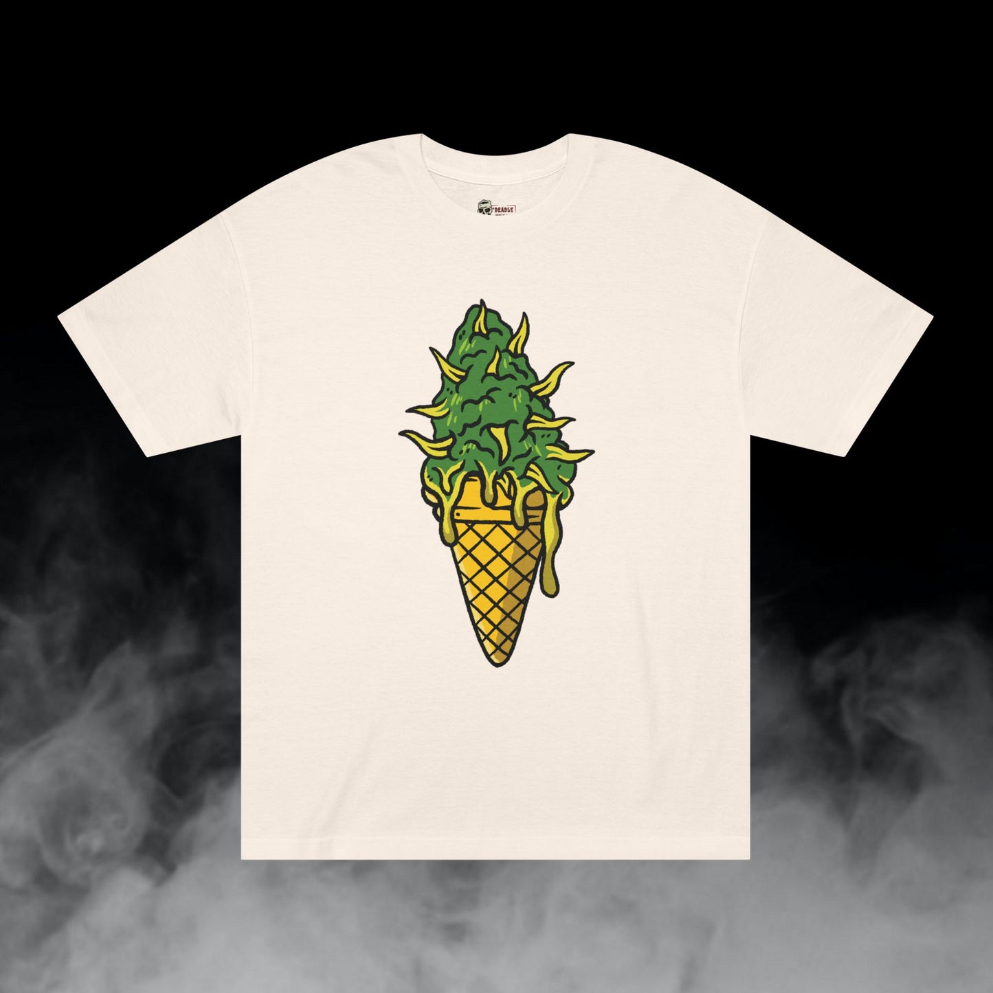 Deadly Nugs, Drip T-Shirt, Premium, Unisex, Graphic T-Shirt, Cream