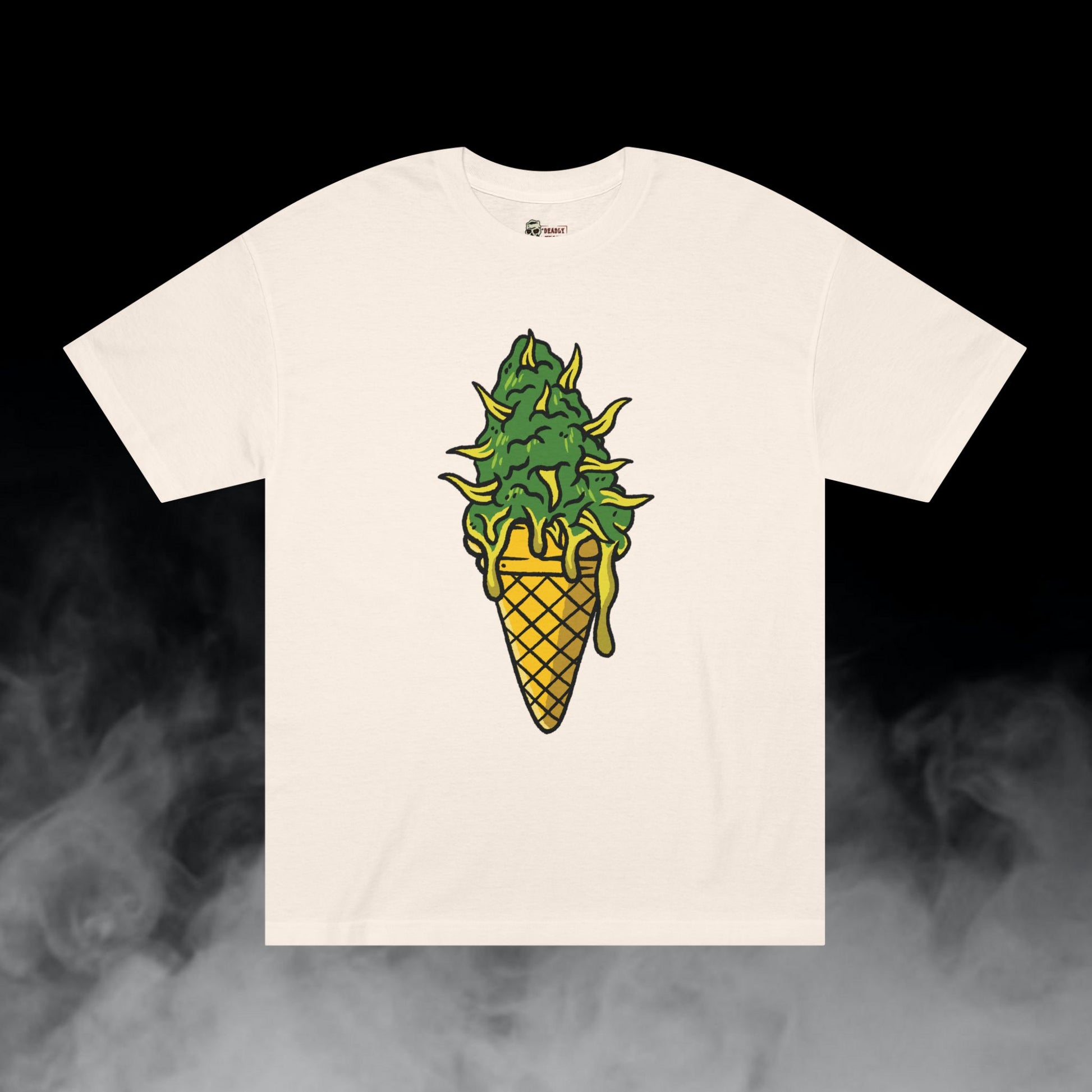 Deadly Nugs, Drip T-Shirt, Premium, Unisex, Graphic T-Shirt, Cream