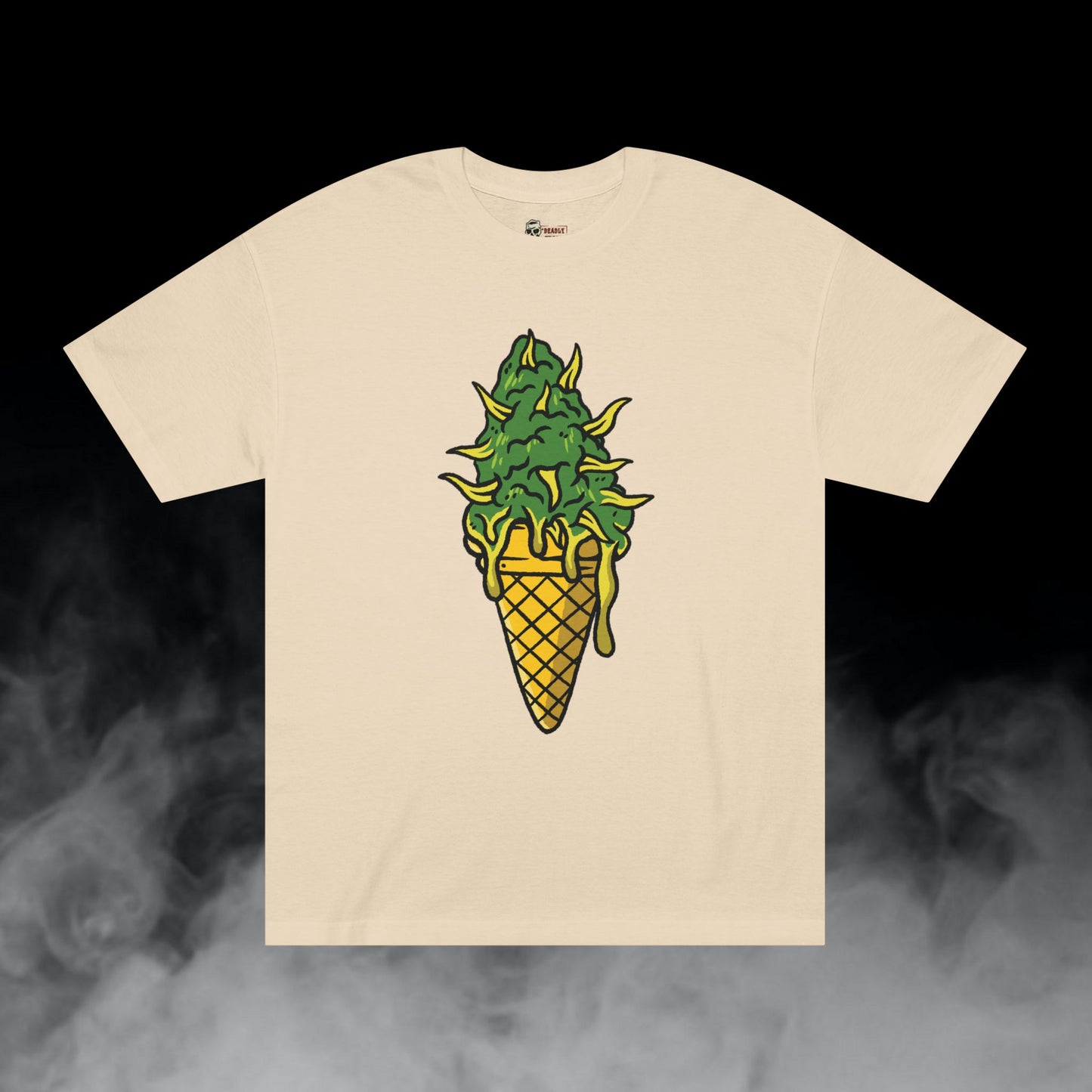 Deadly Nugs, Drip T-Shirt, Premium, Unisex, Graphic T-Shirt, Sand