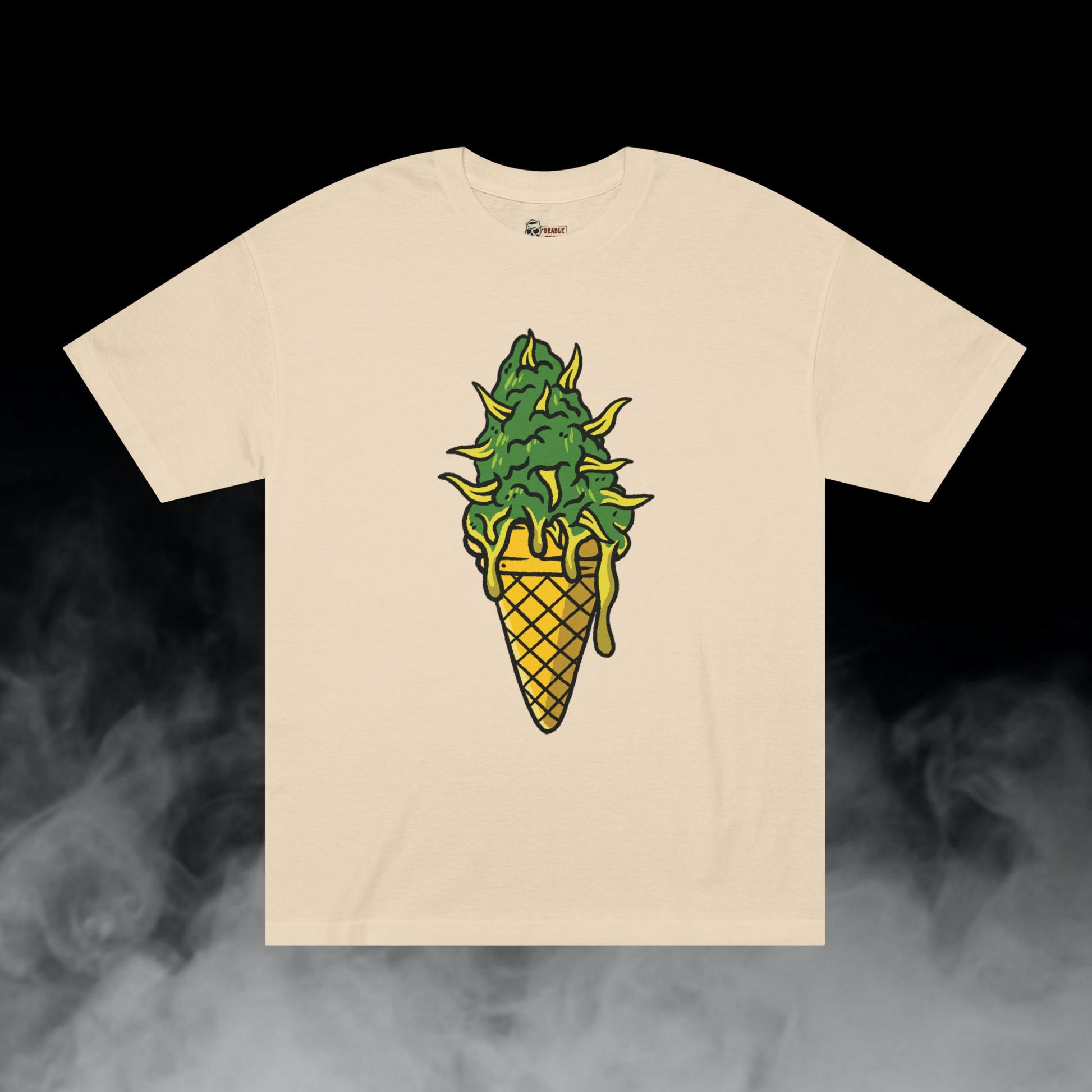 Deadly Nugs, Drip T-Shirt, Premium, Unisex, Graphic T-Shirt, Sand